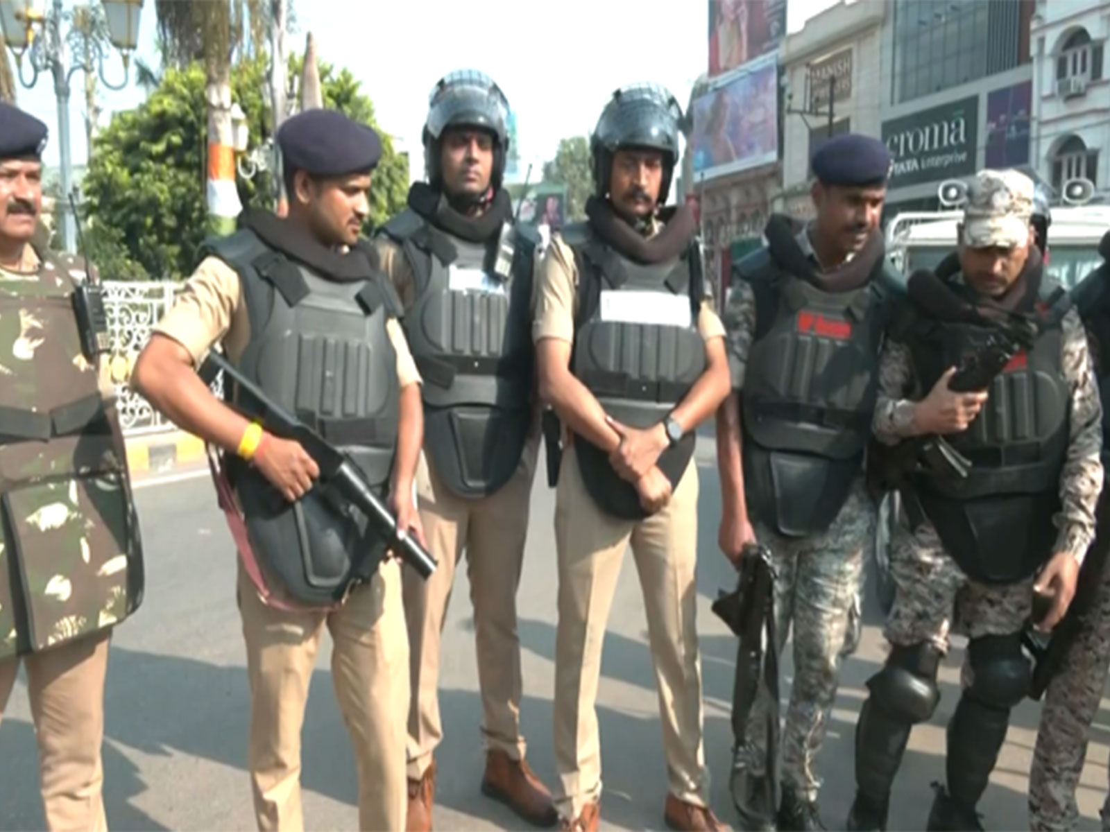 Security tightened in Gwalior (Photo/ANI)