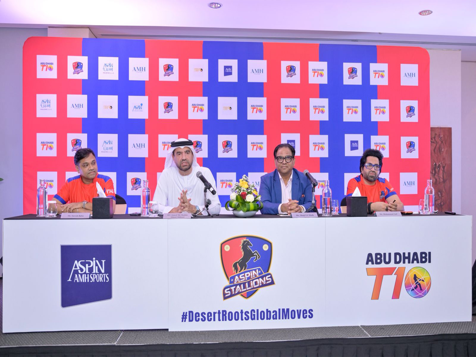 Press conference (Photo: Abu Dhabi T10 League)