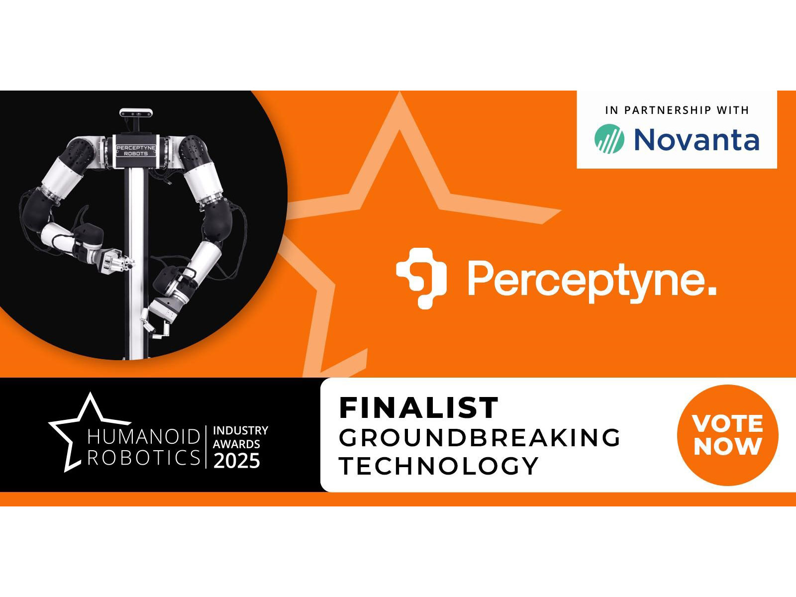 Perceptyne Named Finalist at Global Humanoid Robotics Awards, Showcasing India’s Deep-Tech Strength