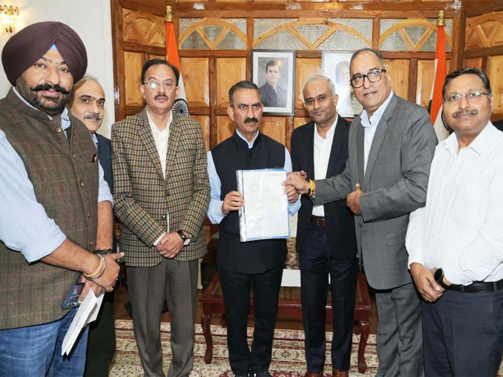 TVS Motors contributes Rs one crore towards Chief Minister Relief Fund (Photo/ANI)