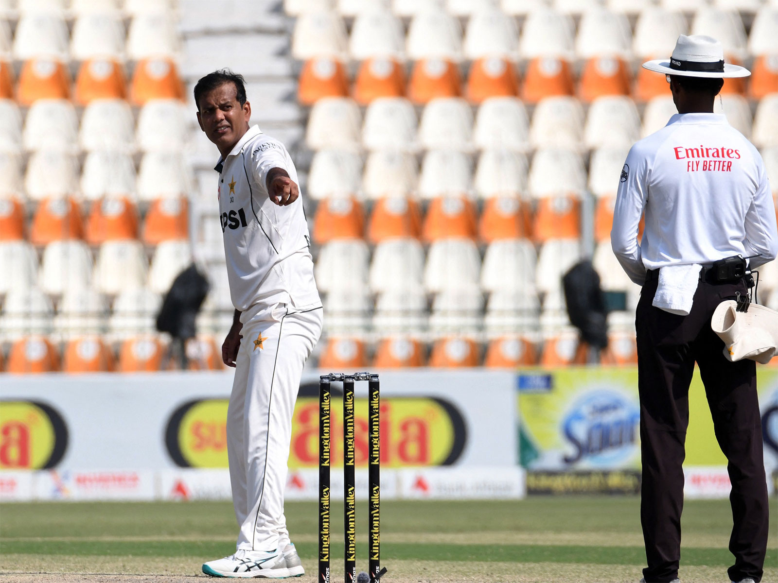 Pakistan spinner Noman Ali. (Photo: Reuters)