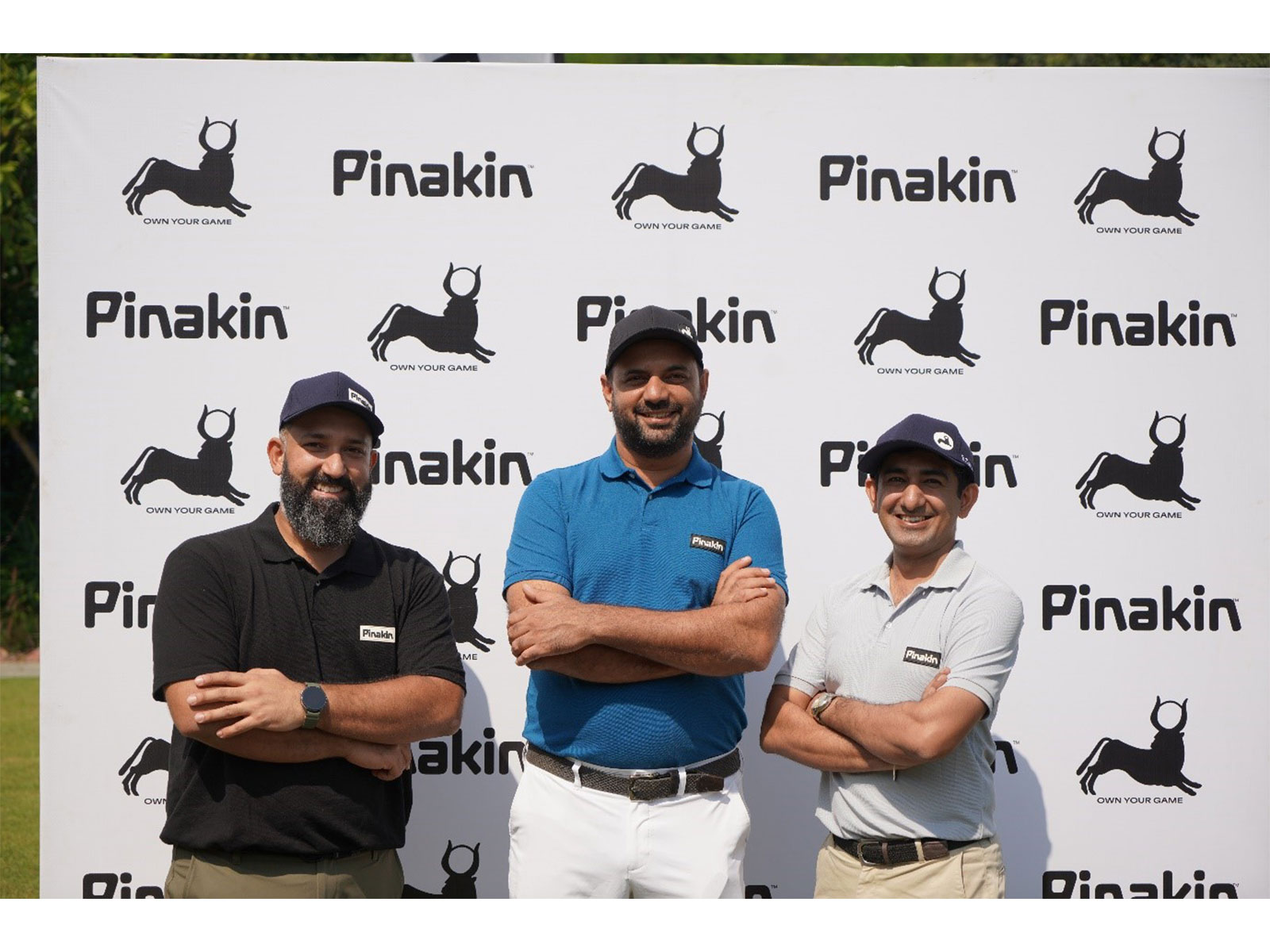 Pinakin founders Akshay, Satyam and Gurbaaz at the launch