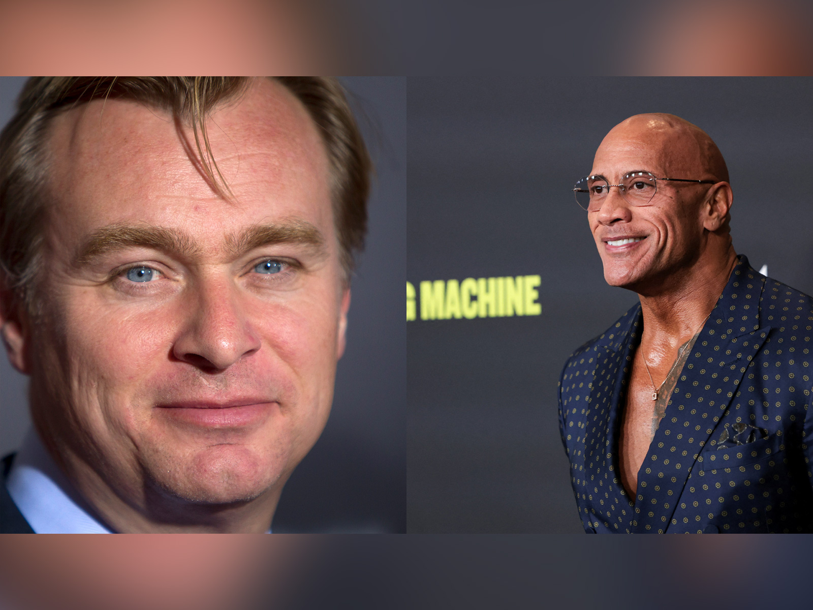 Christopher Nolan, Dwayne Johnson (File photo: Reuters)