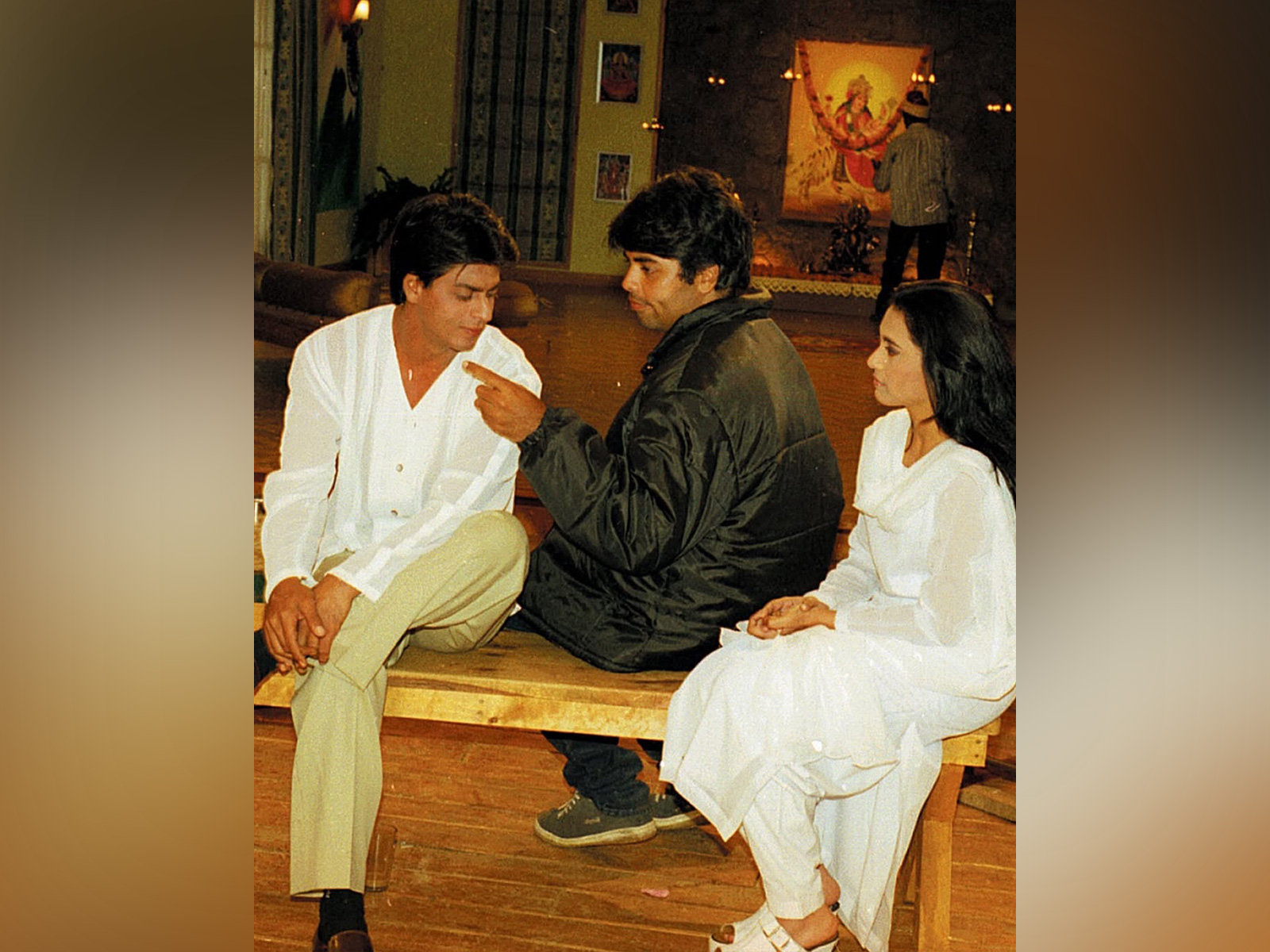 SRK, Rani and Karan Johar from the sets of KKHH (Photo/instagram/@karanjohar) SRK, Rani and Karan Johar from the sets of KKHH (Photo/instagram/@karanjohar)