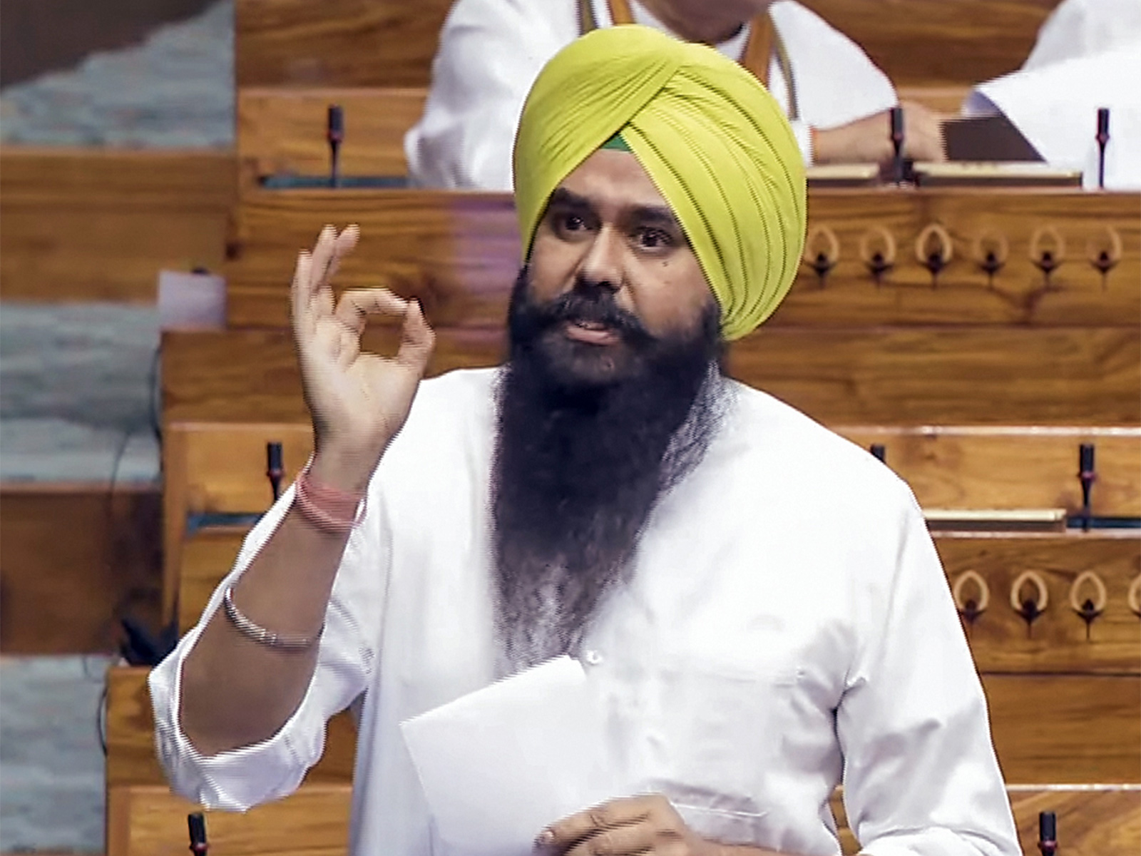 AAP MP Malvinder Singh Kang (Photo/ANI)