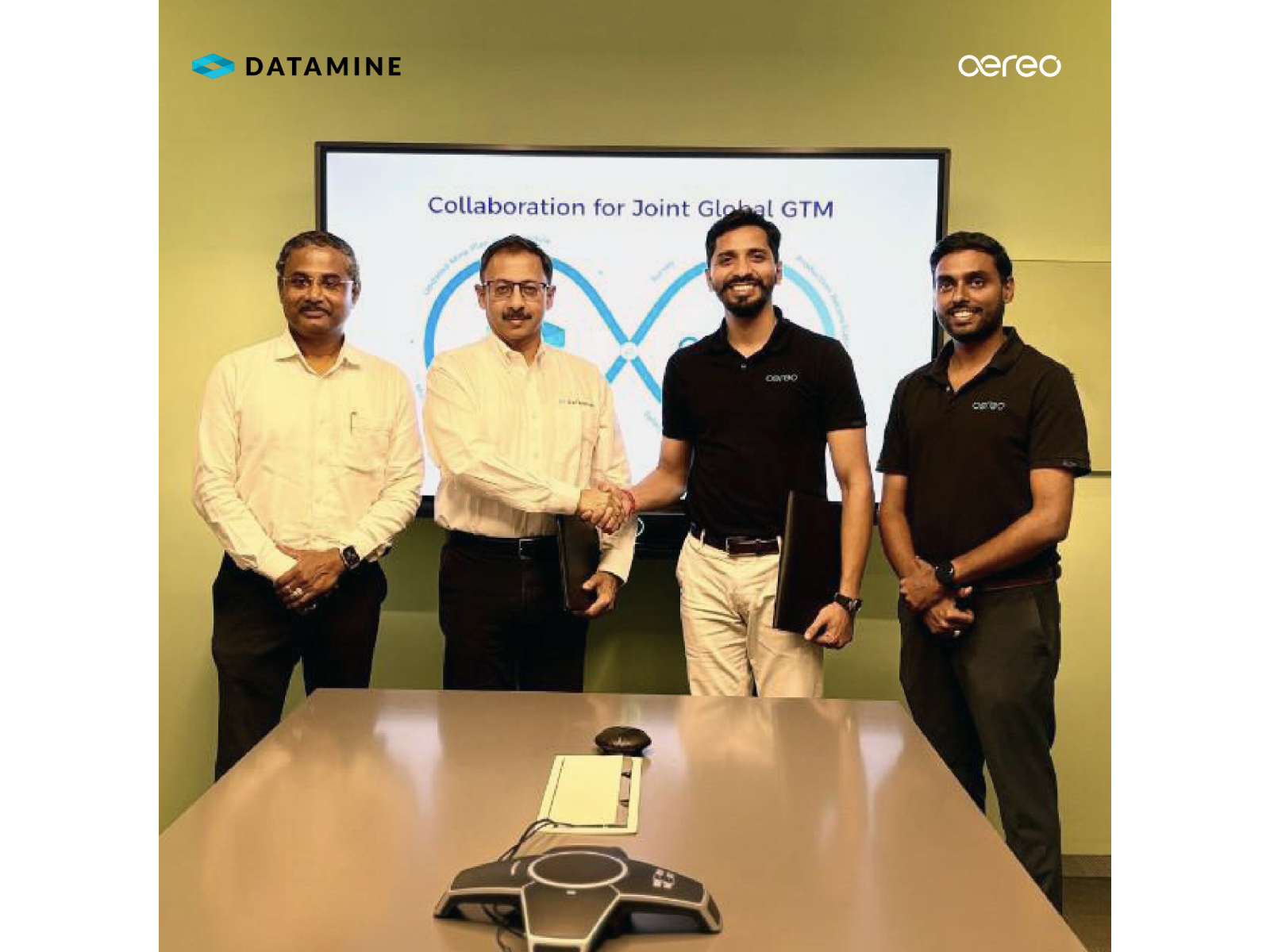 Datamine & Aereo join forces to power the next era of AI-driven mining.
