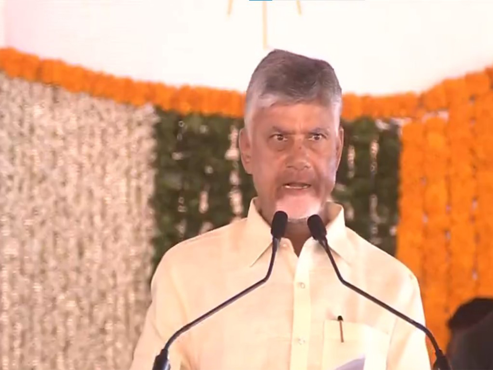 Andhra Pradesh CM Chandrababu Naidu (Photo: ANI)