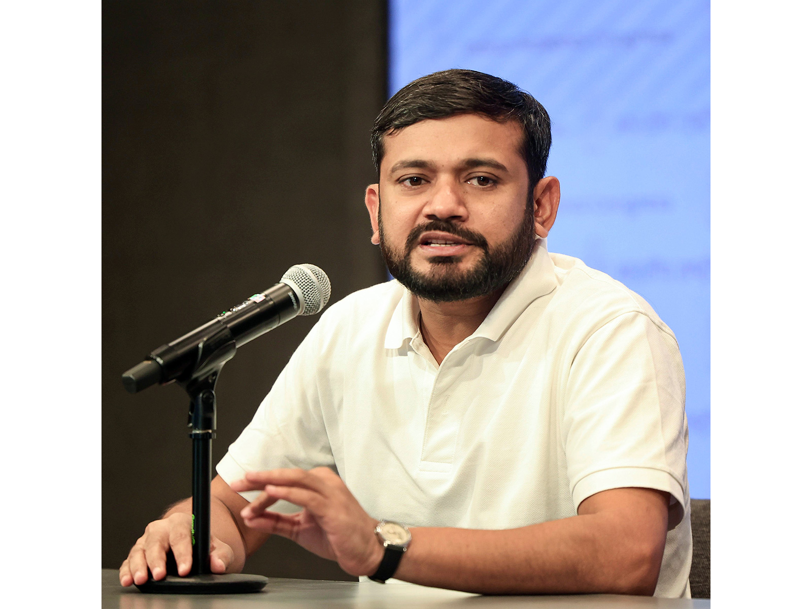 NSUI in-charge Kanhaiya Kumar (Photo/ANI)