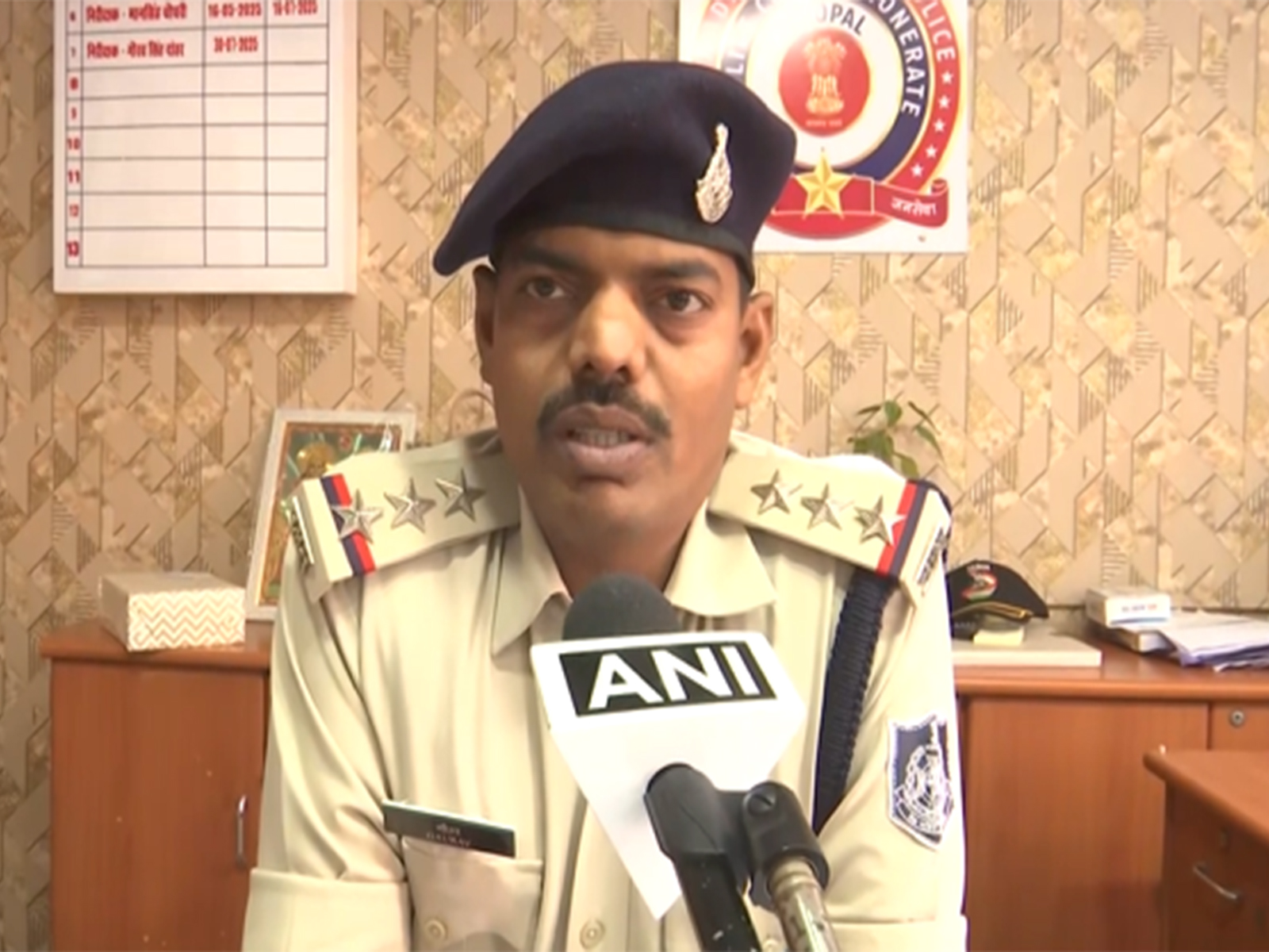 TT Nagar police station in charge Gaurav Kumar (Photo/ANI)