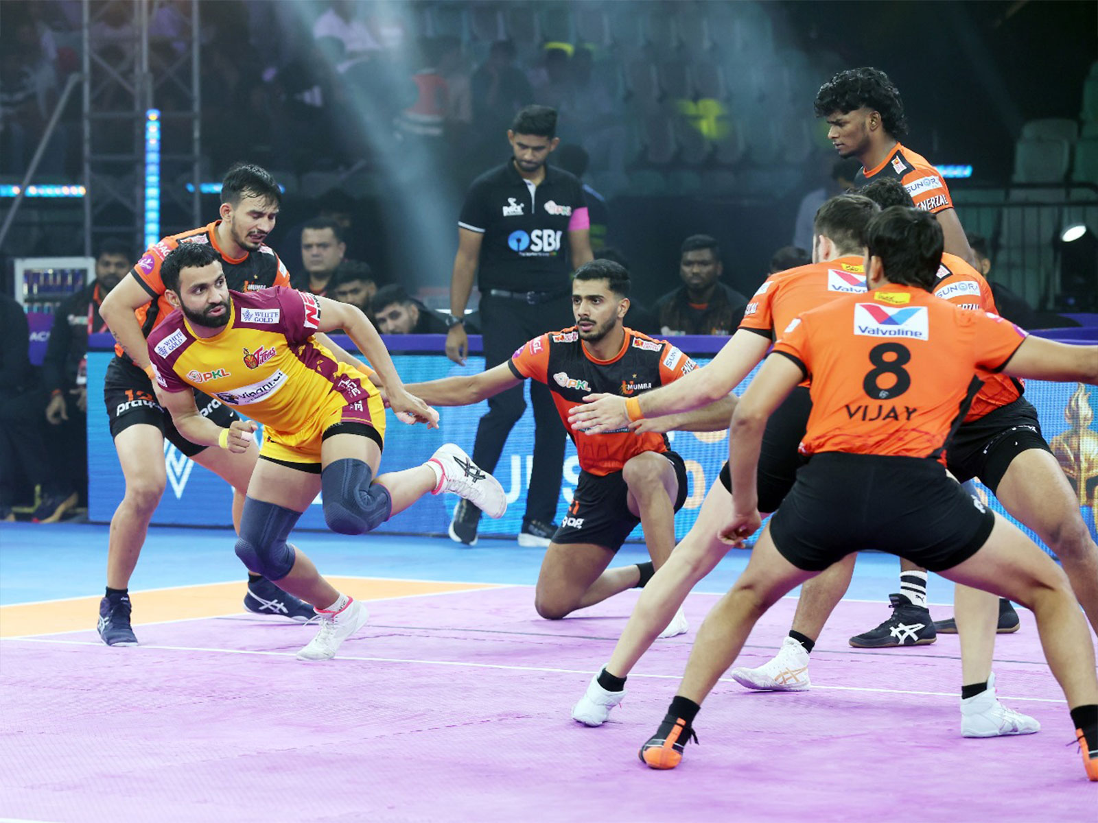 U Mumba players in action (Photo: PKL)