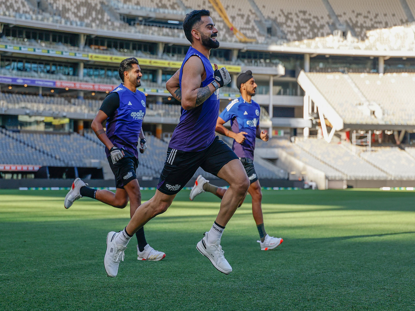 Team India practice shots (Photo: X/@BCCI)