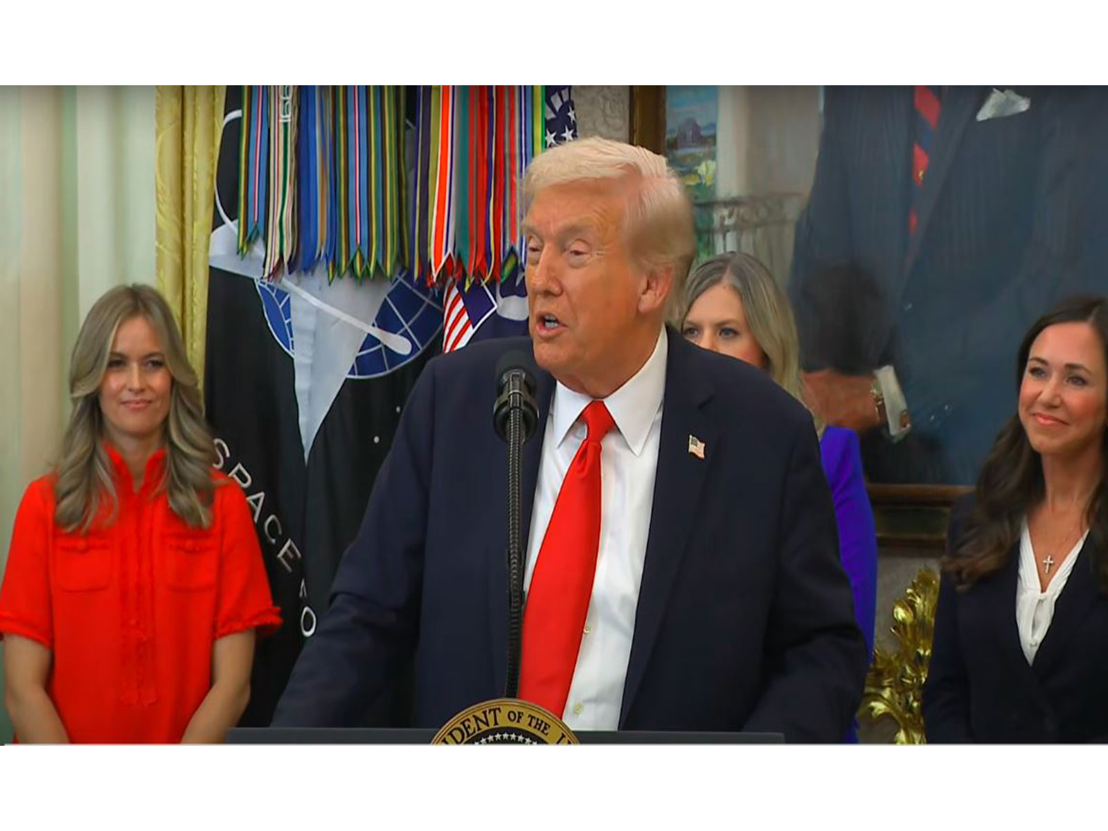 US President Donald Trump (Image Source: The White House/YouTube)