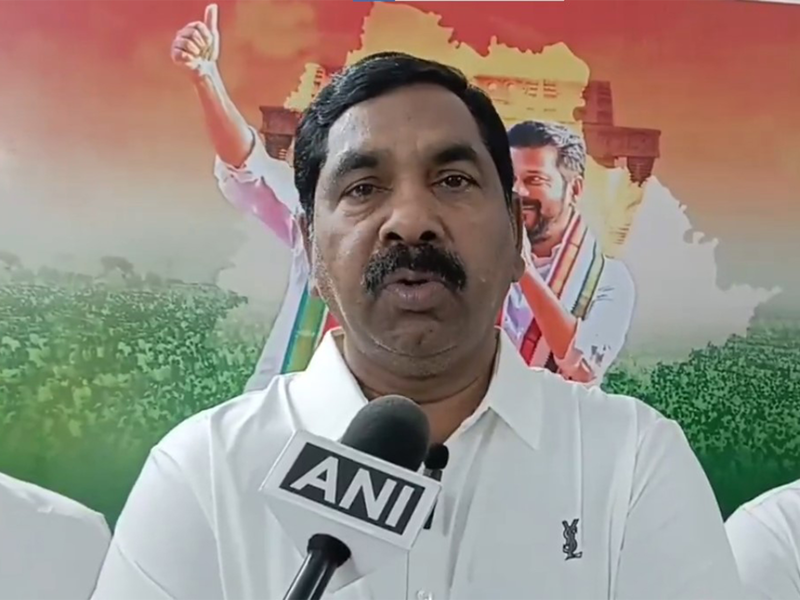 Congress leader KR Nagaraj (Photo: ANI)