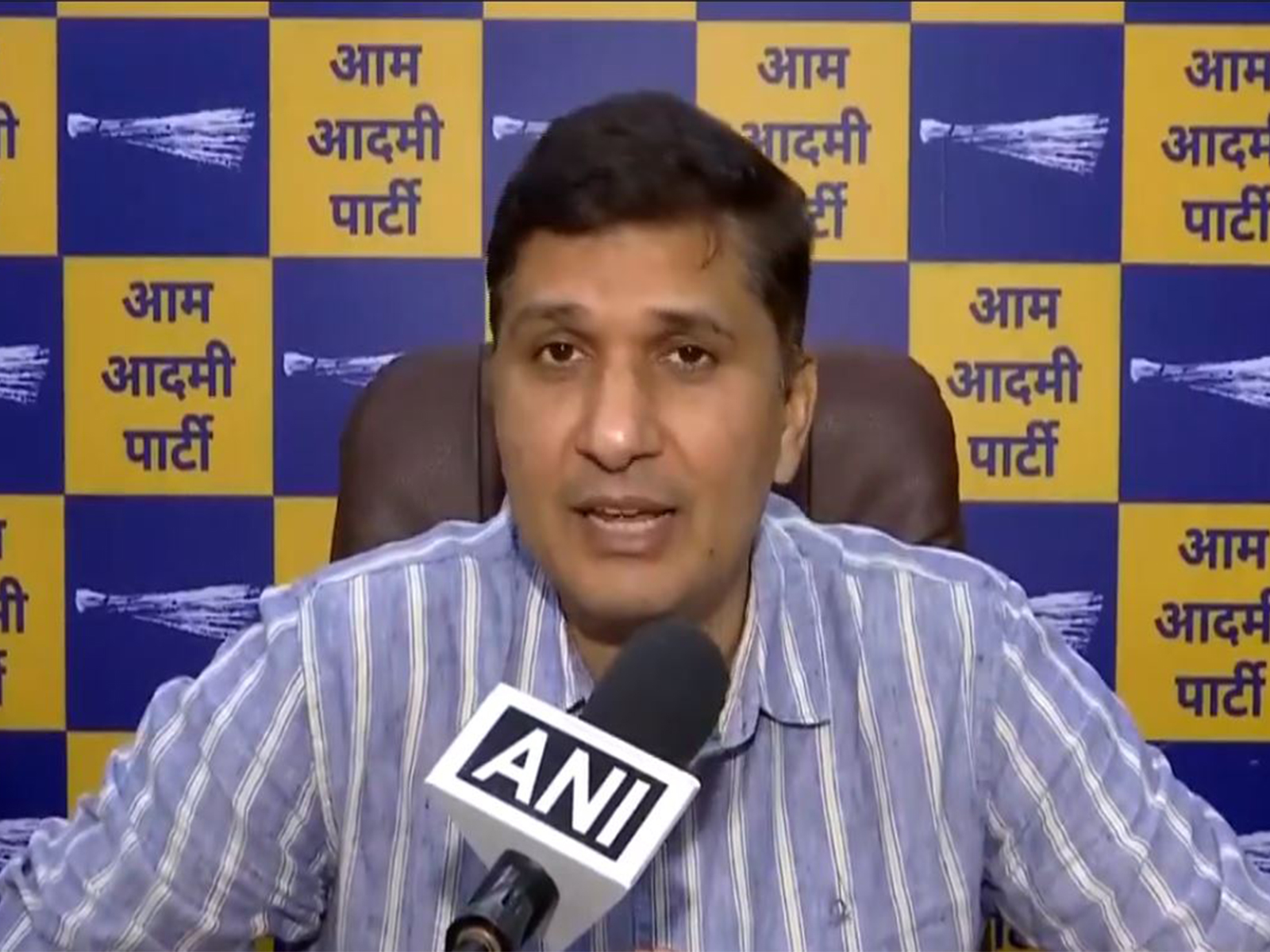 Delhi AAP President Saurabh Bhardwaj (Photo/ANI)