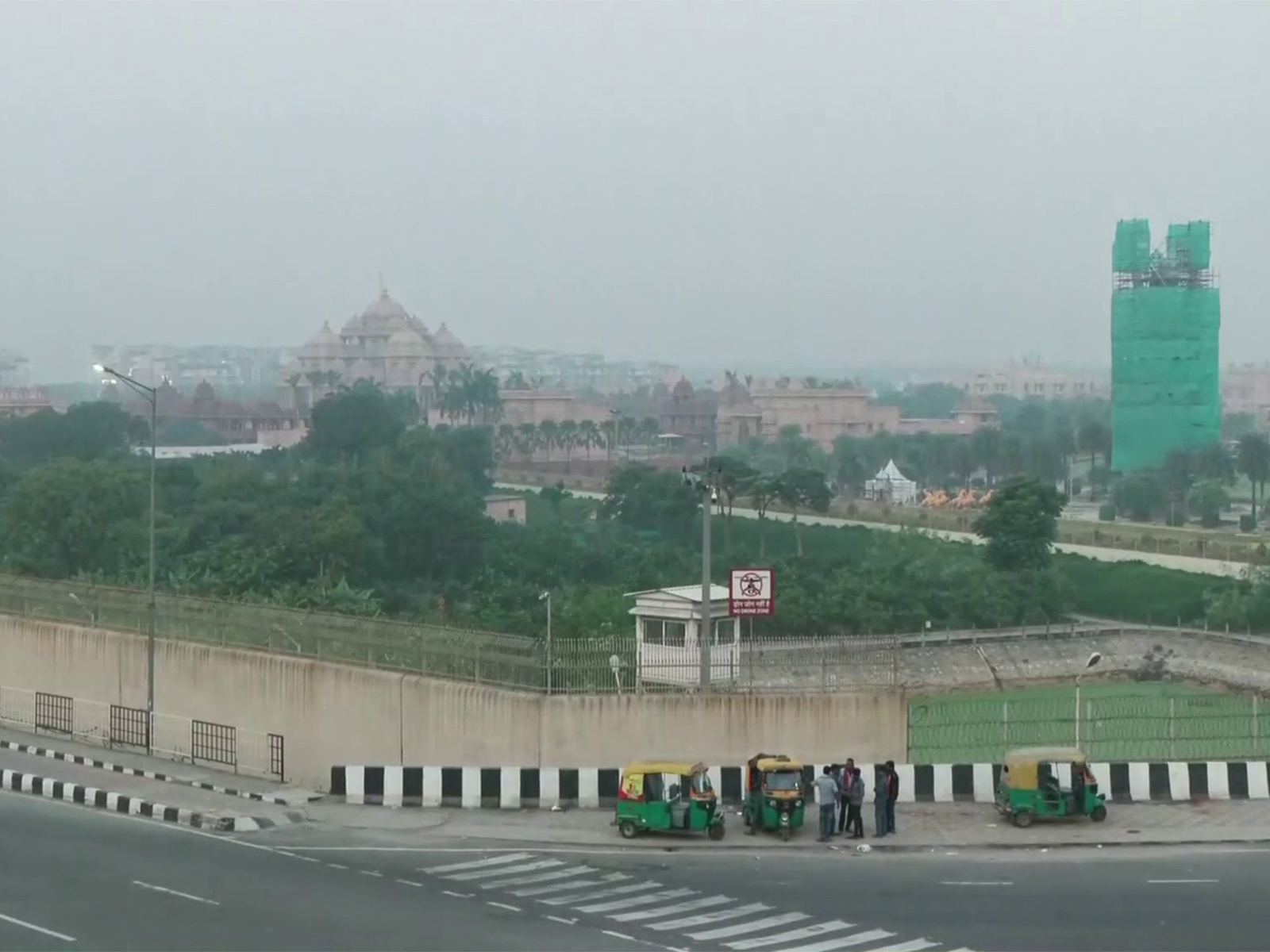 Visual from  Akshardham (Photo/ANI)