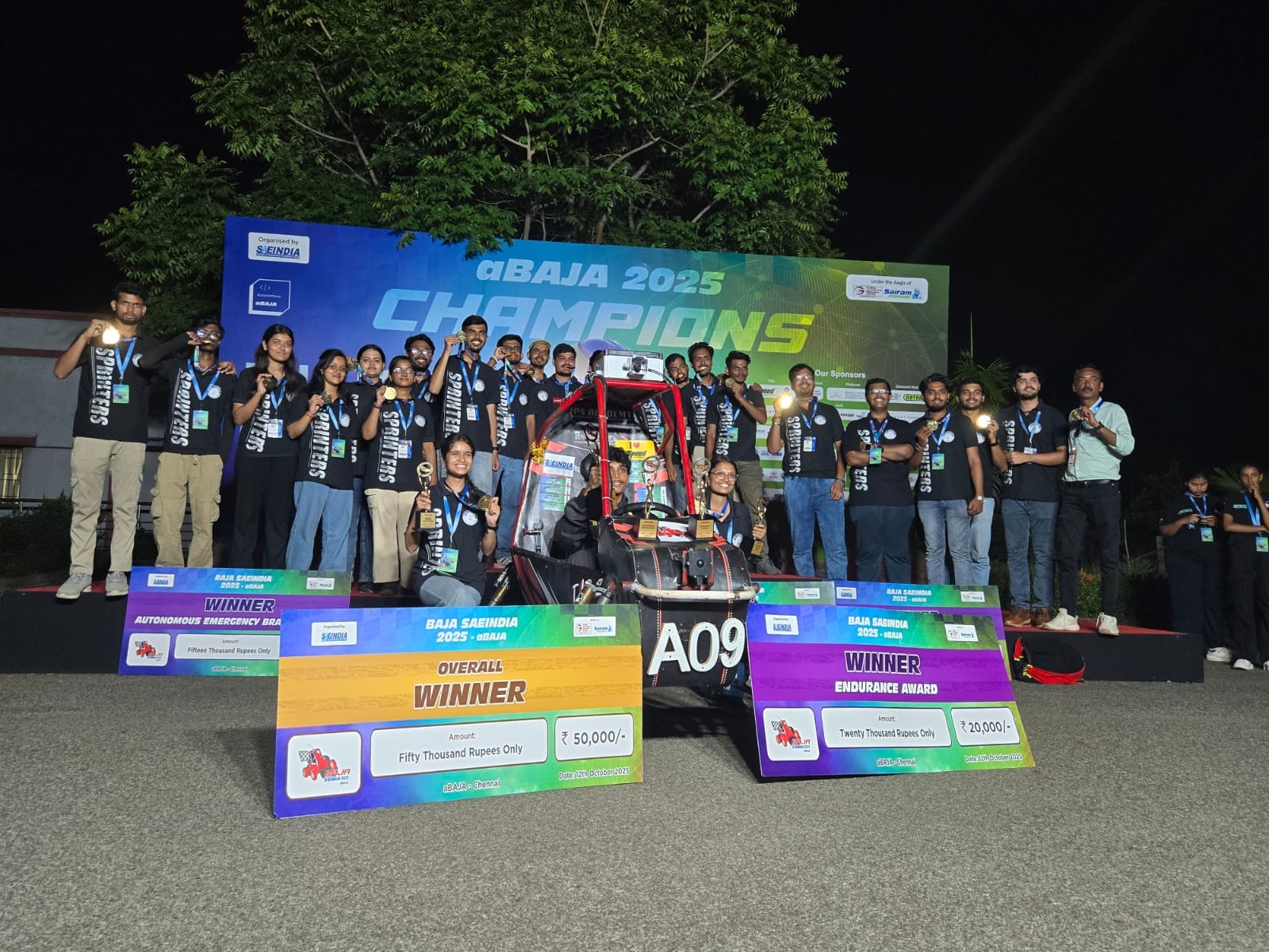 “IPS Sprinters” Crowned Champions Again at aBAJA (Autonomous) 2025