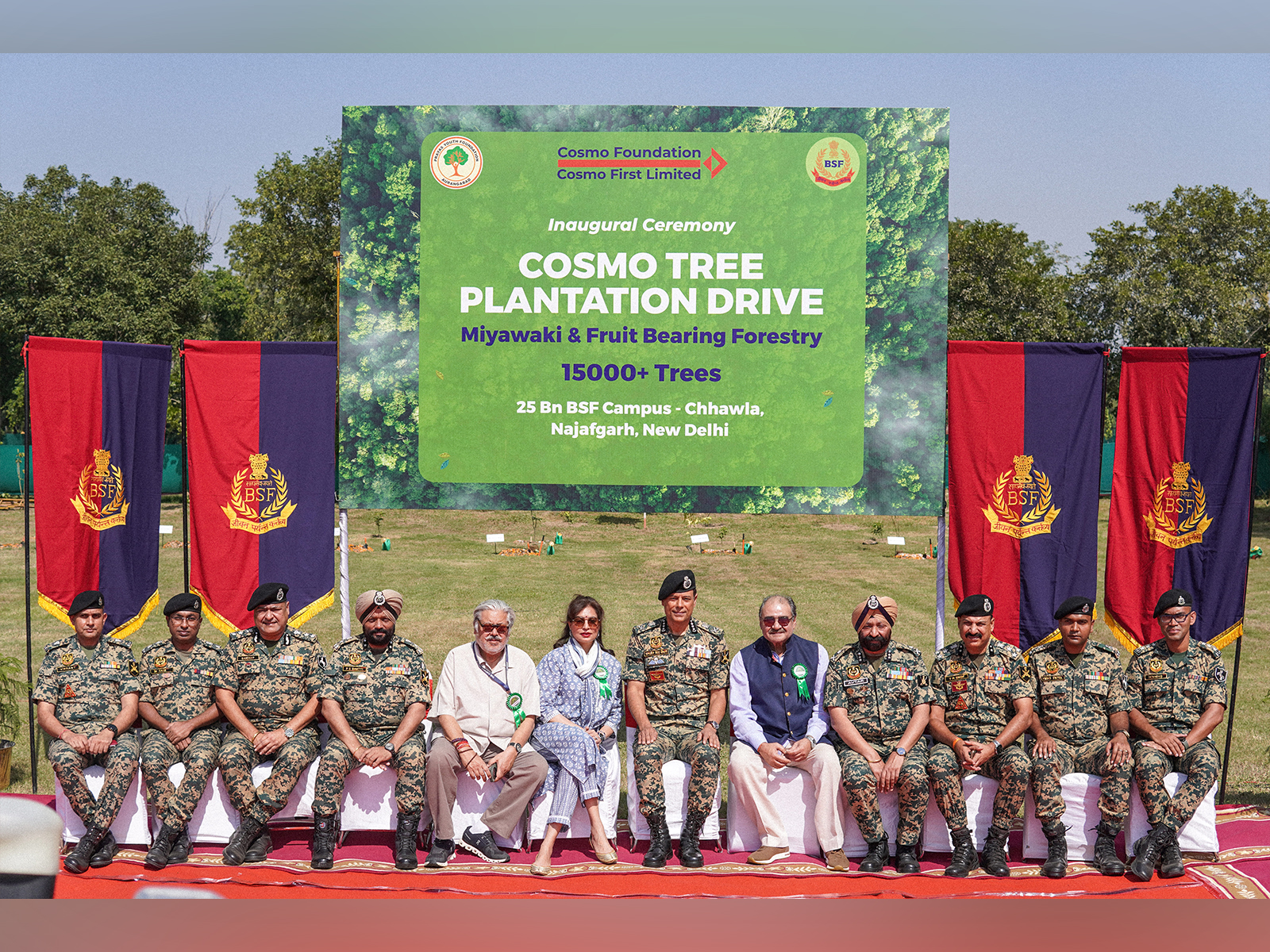 Cosmo Foundation, 25 Bn BSF plant 15,000 trees