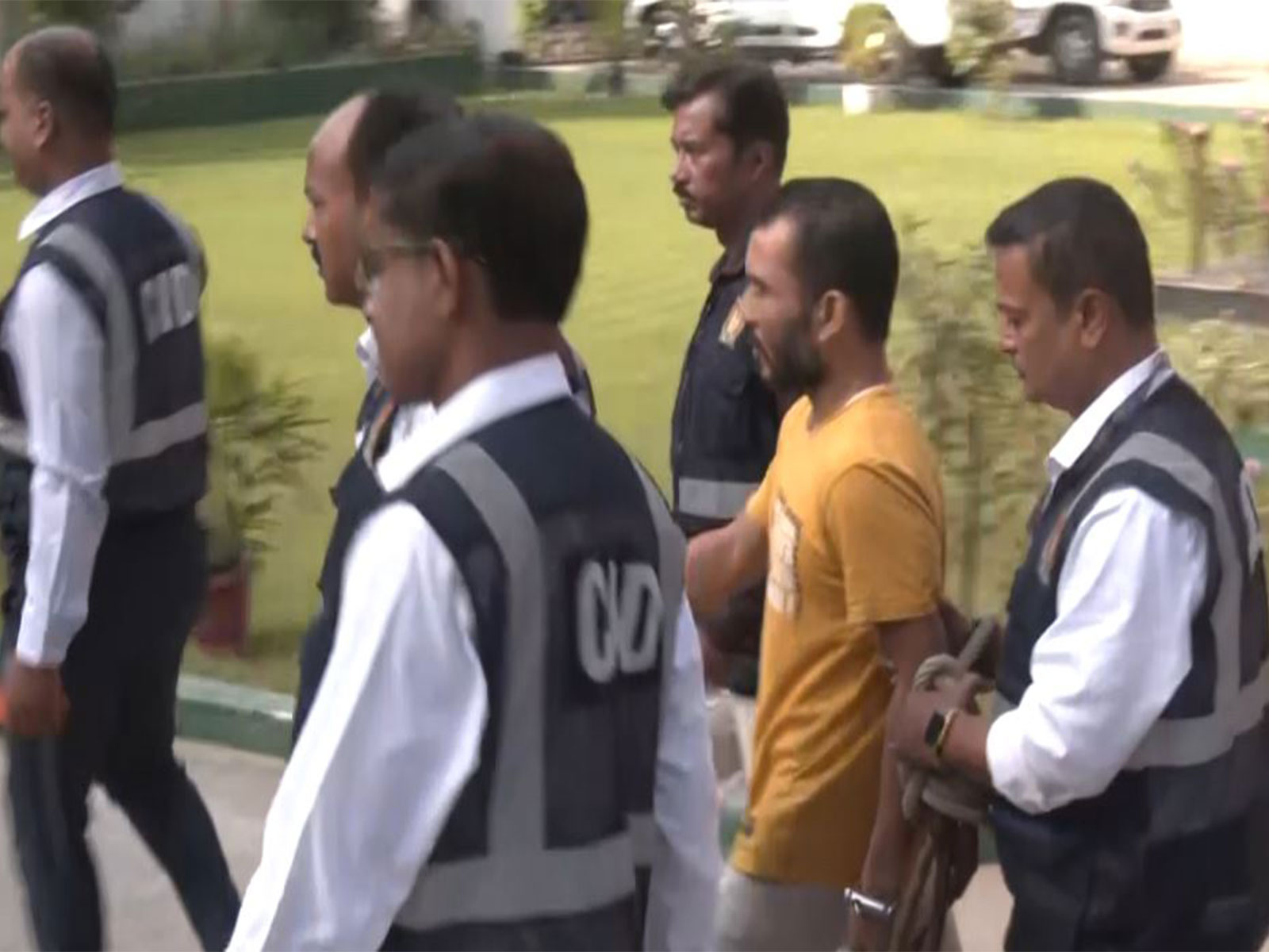 Alleged accused being taken to court (ANI)