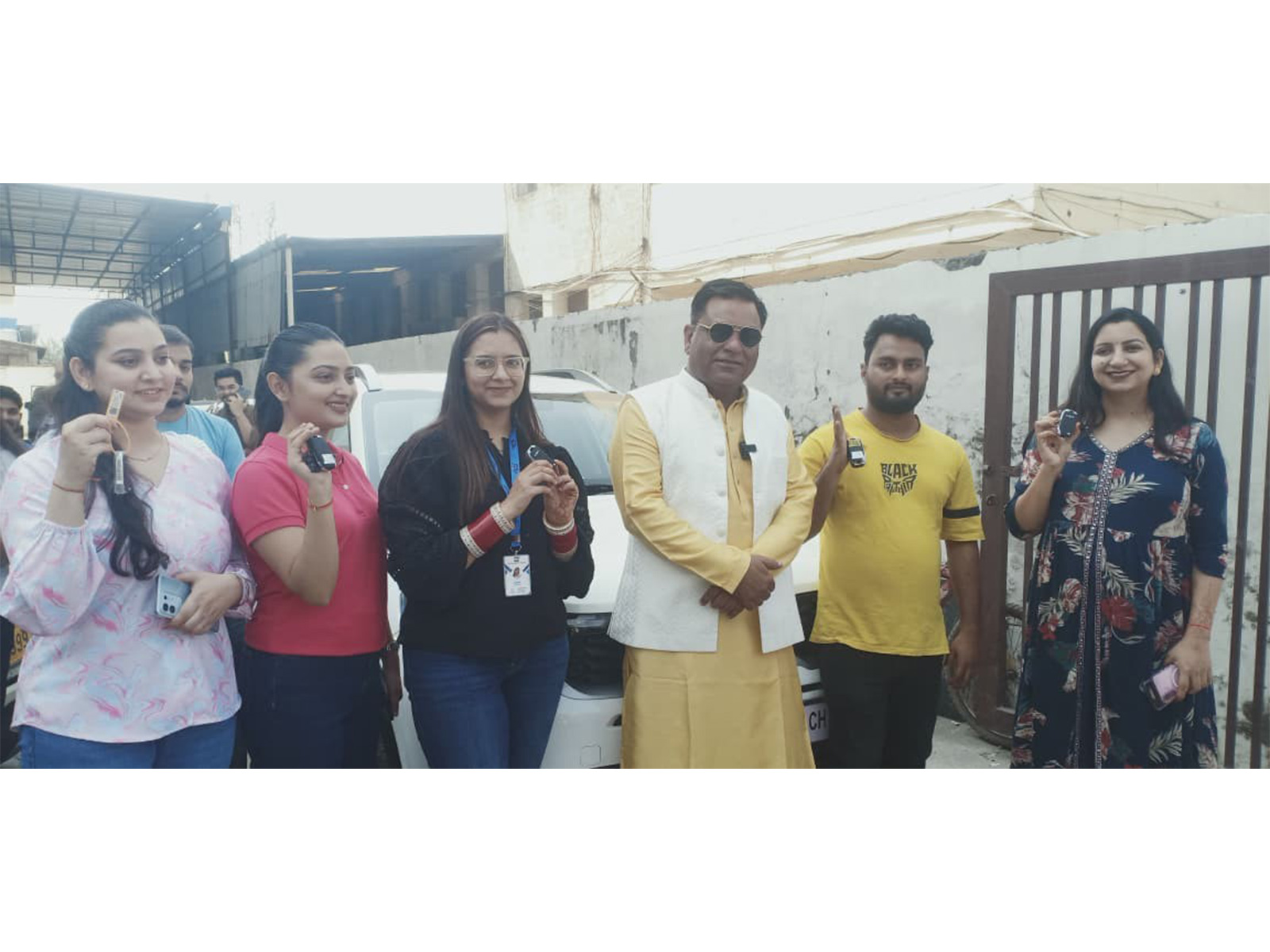 “MK Bhatia Goes Viral Again This Diwali — Gifts Luxury Cars to his team for the Third Consecutive Year”