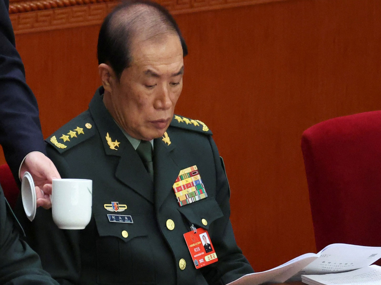 Central Military Commission Vice Chairman He Weidong (Photo/Reuters)