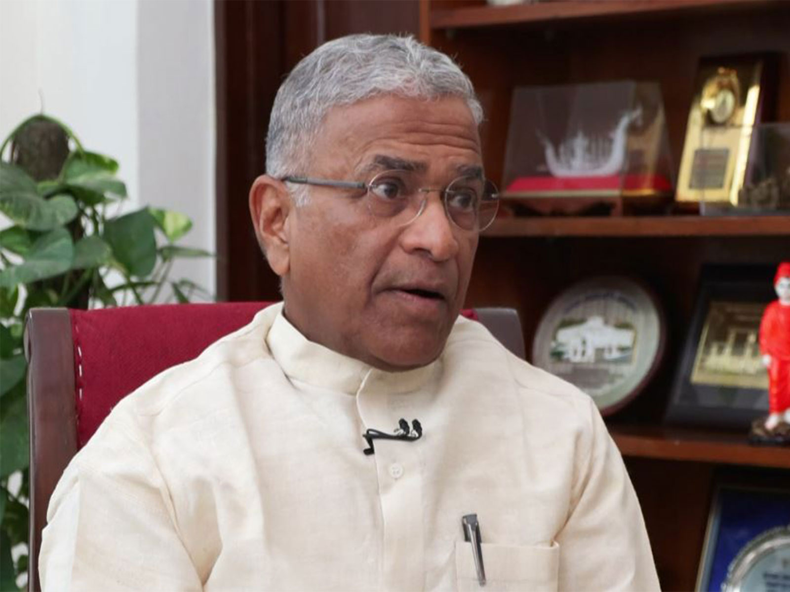 Deputy Chairman of Rajya Sabha, Harivansh Narayan Singh (Photo/ANI)