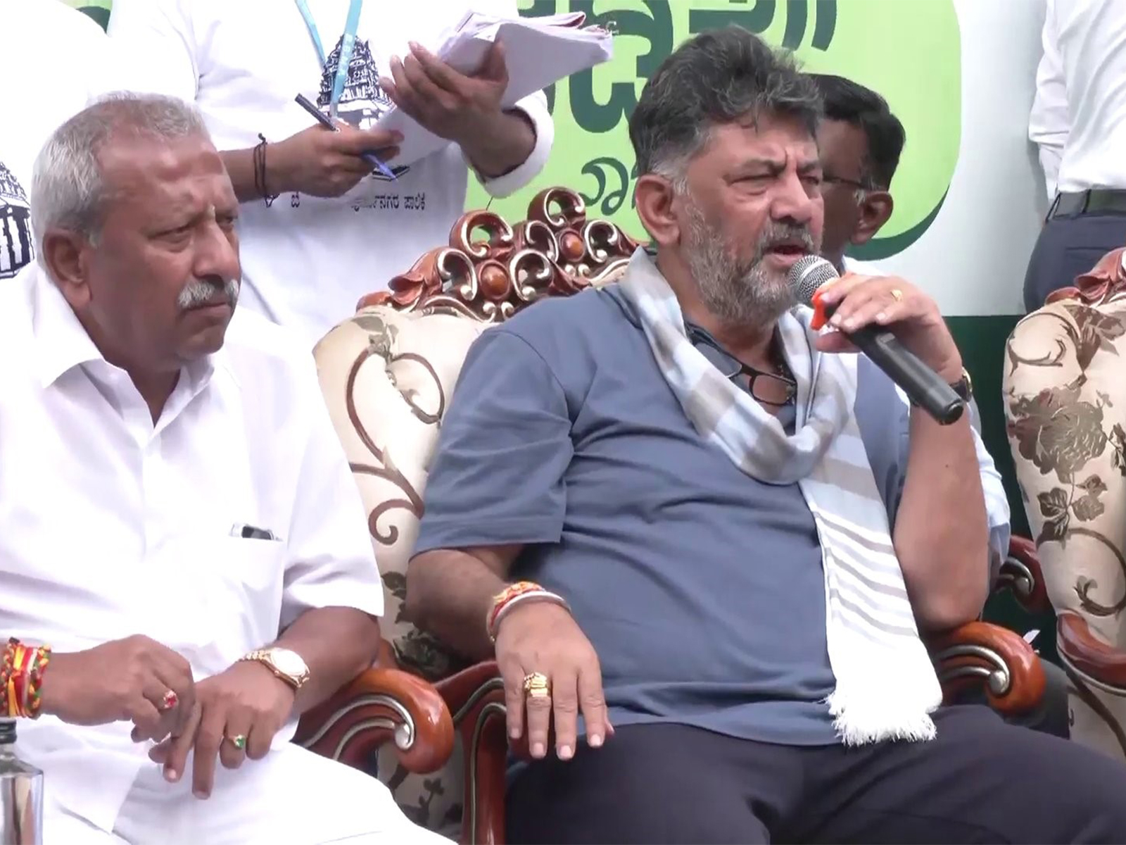 Karnataka Deputy Chief Minister DK Shivakumar (Photo/ANI)