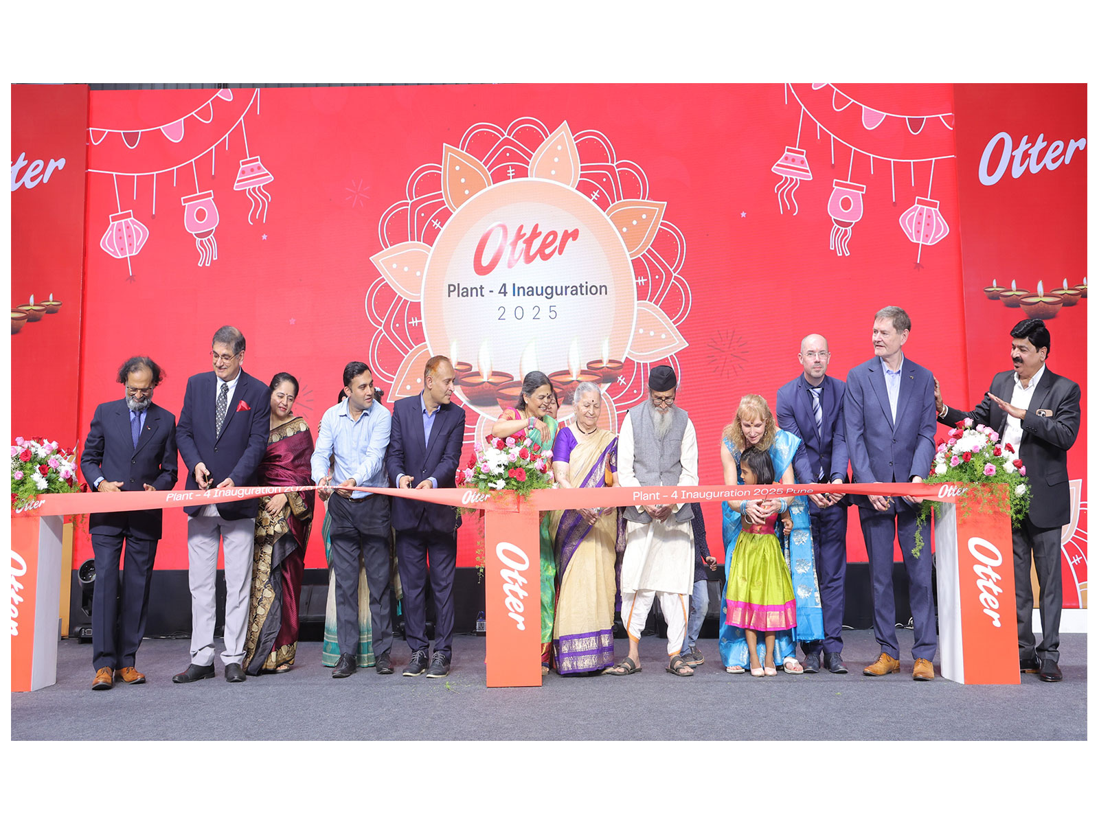 Ulhas Joshi (MD, Otter controls India), Avnish Malhotra (Head – DBT, UKTI), Gaurav Jain (COO), Alex Nijhoff, MD, Otter Group.,Dr. David Smith, Chairman, Otter Group, UK