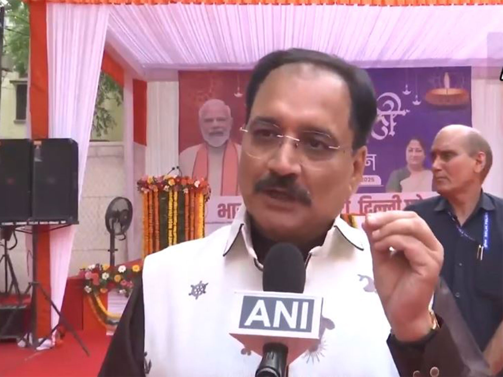 Delhi BJP President Virendra Sachdeva (Photo/ANI)