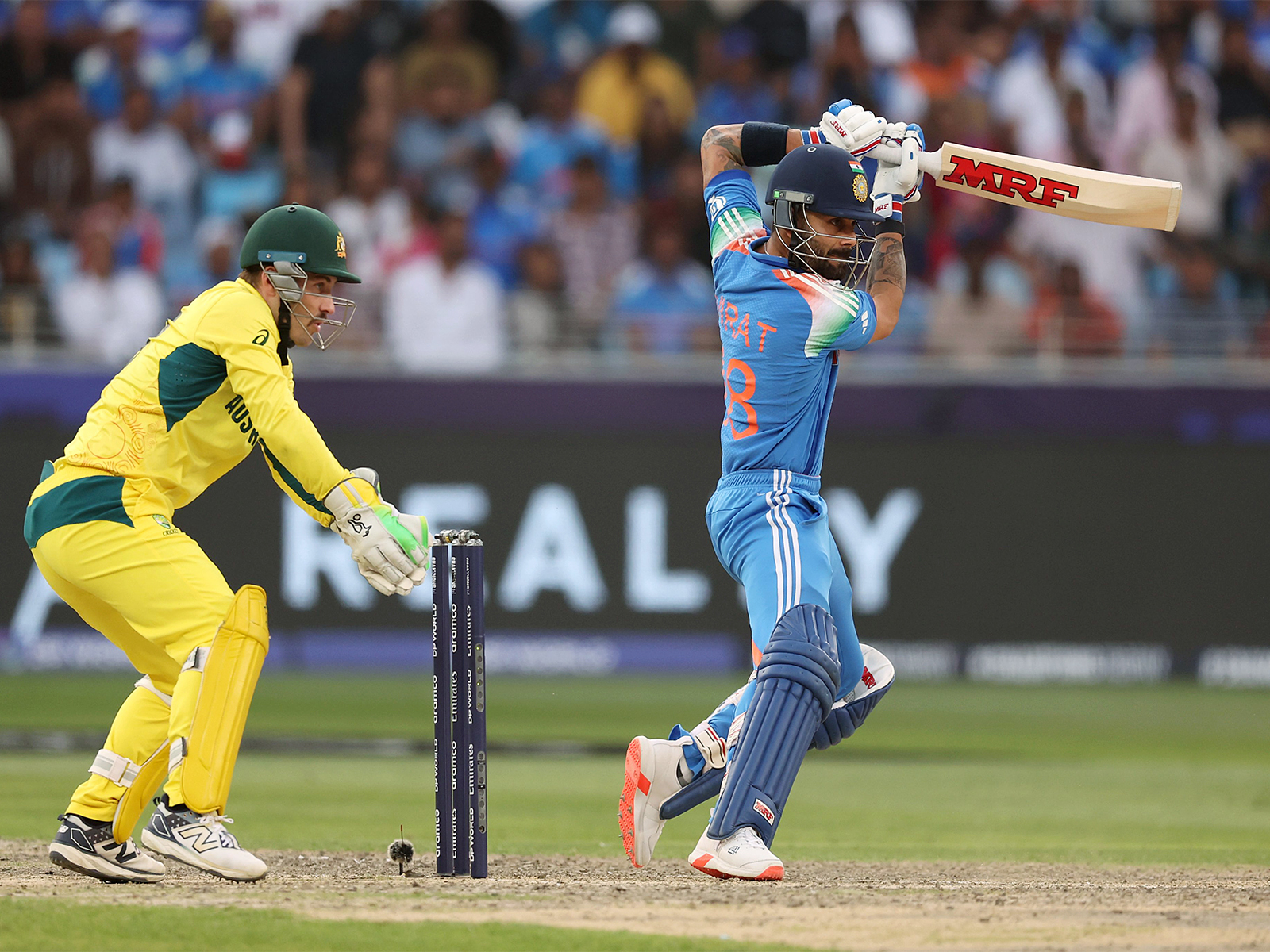 Virat Kohli in action against Australia. (Photo: ANI) Virat Kohli in action against Australia. (Photo: ANI)