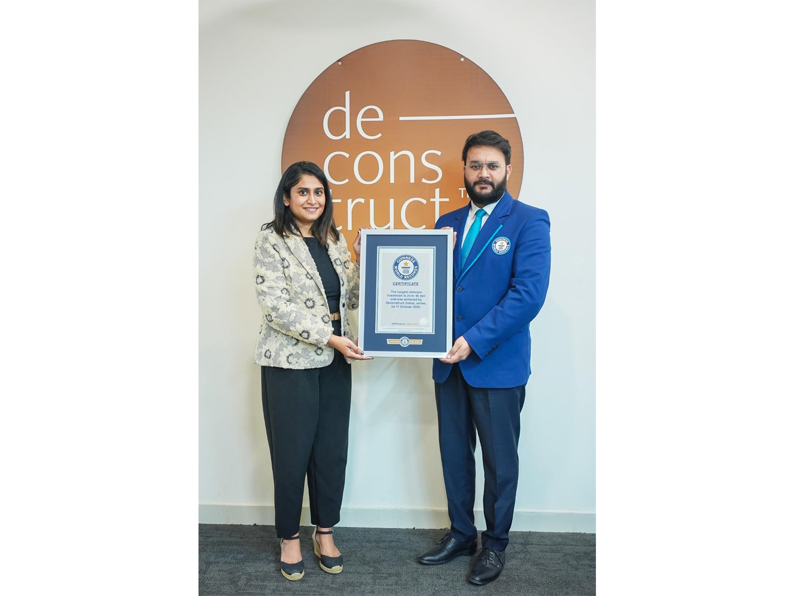 Deconstruct creates GUINNESS WORLD RECORDS title for the ‘The Longest Skincare Livestream’ with Dermatologists