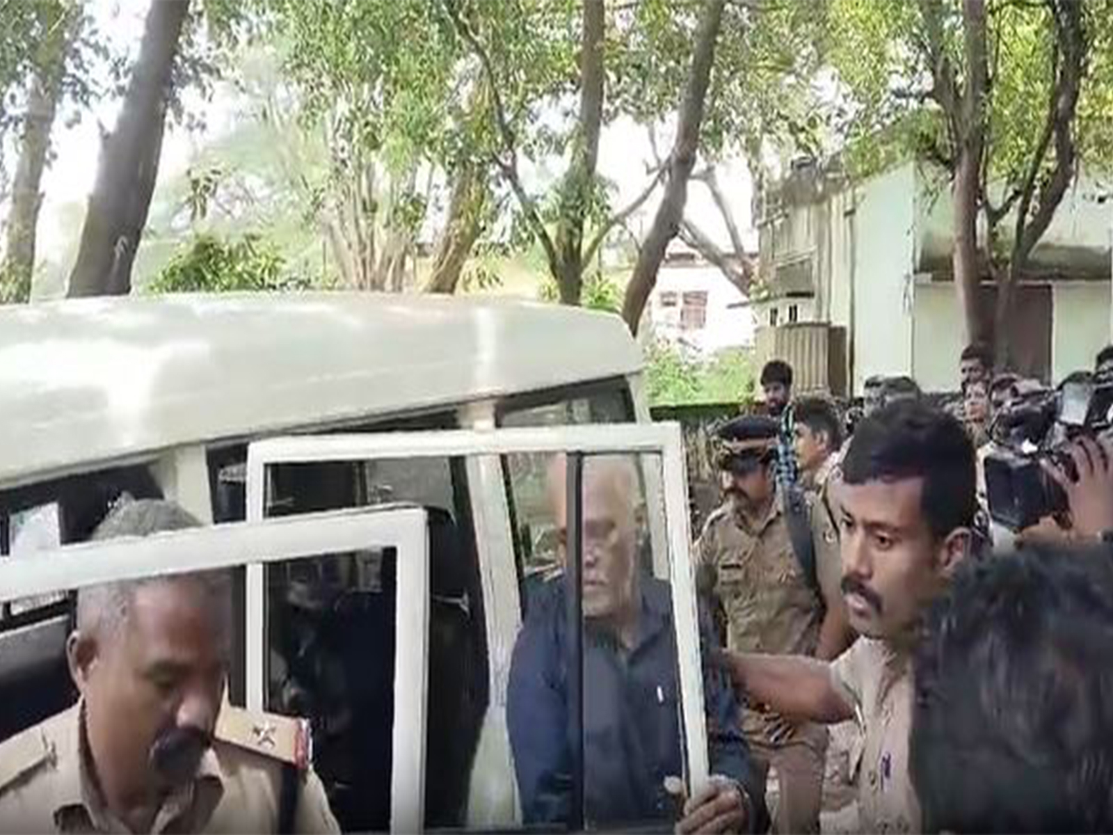 Visuals outside the court (Photo/ANI)