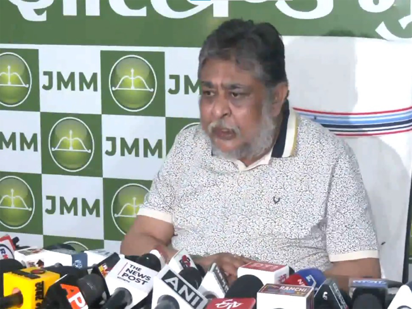 JMM Spokesperson Supriyo Bhattacharya (Photo: ANI)