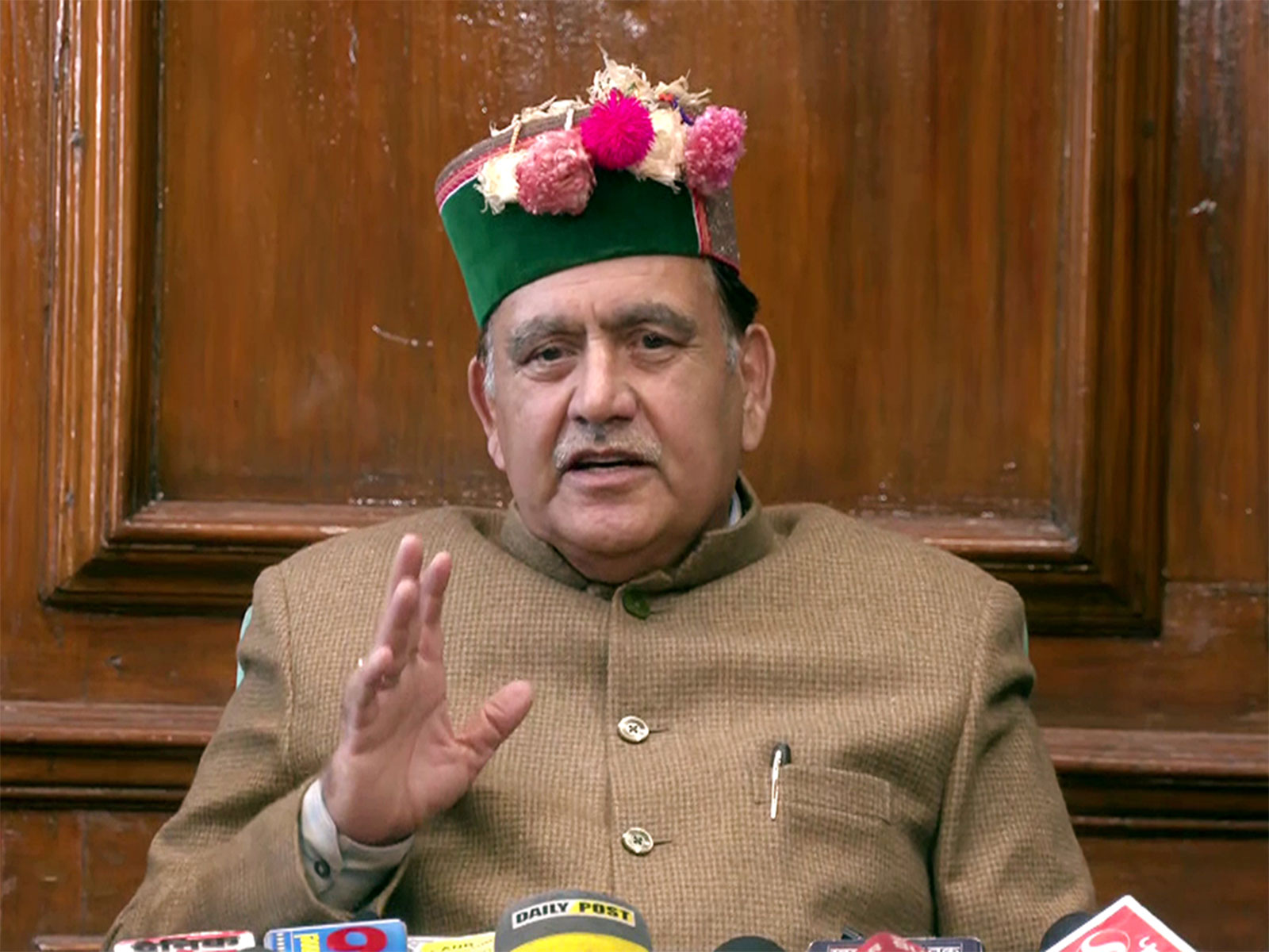 Himachal Pradesh Assembly Speaker Kuldeep Singh Pathania (Photo/ANI)