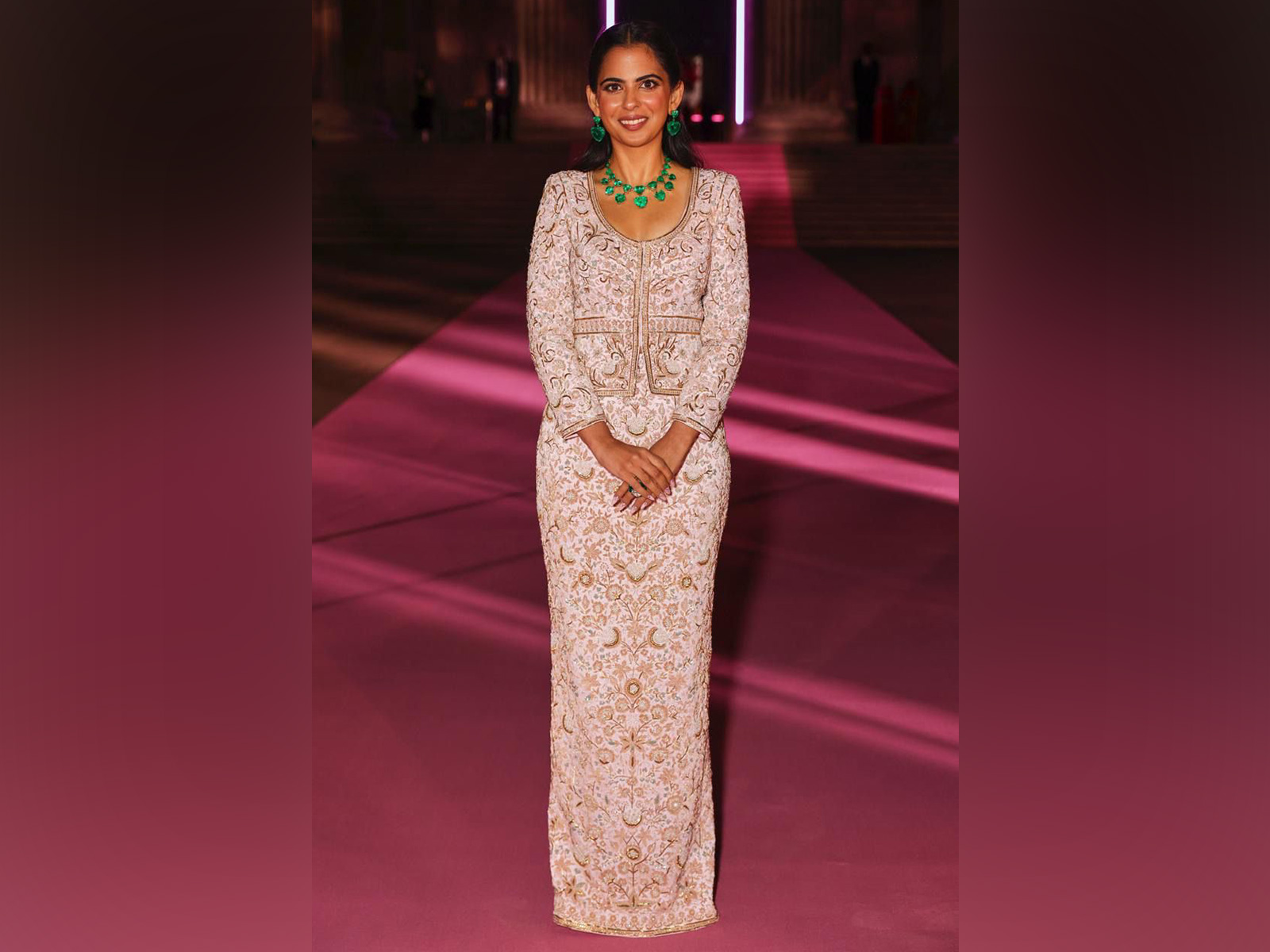 Isha Ambani at Pink Ball. (Photo source: Instagram account of NMACC) 