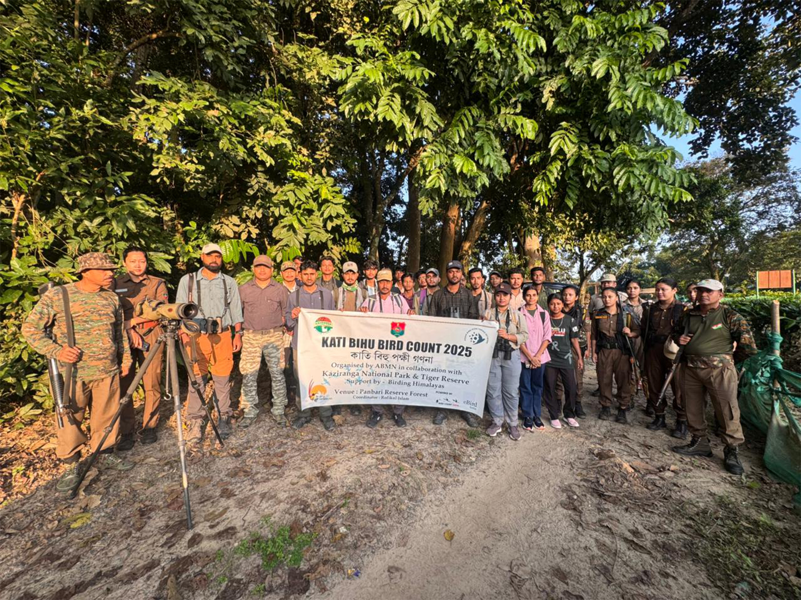 Kati Bihu Bird Count 2025 at Kaziranga National Park (Photo/ANI)