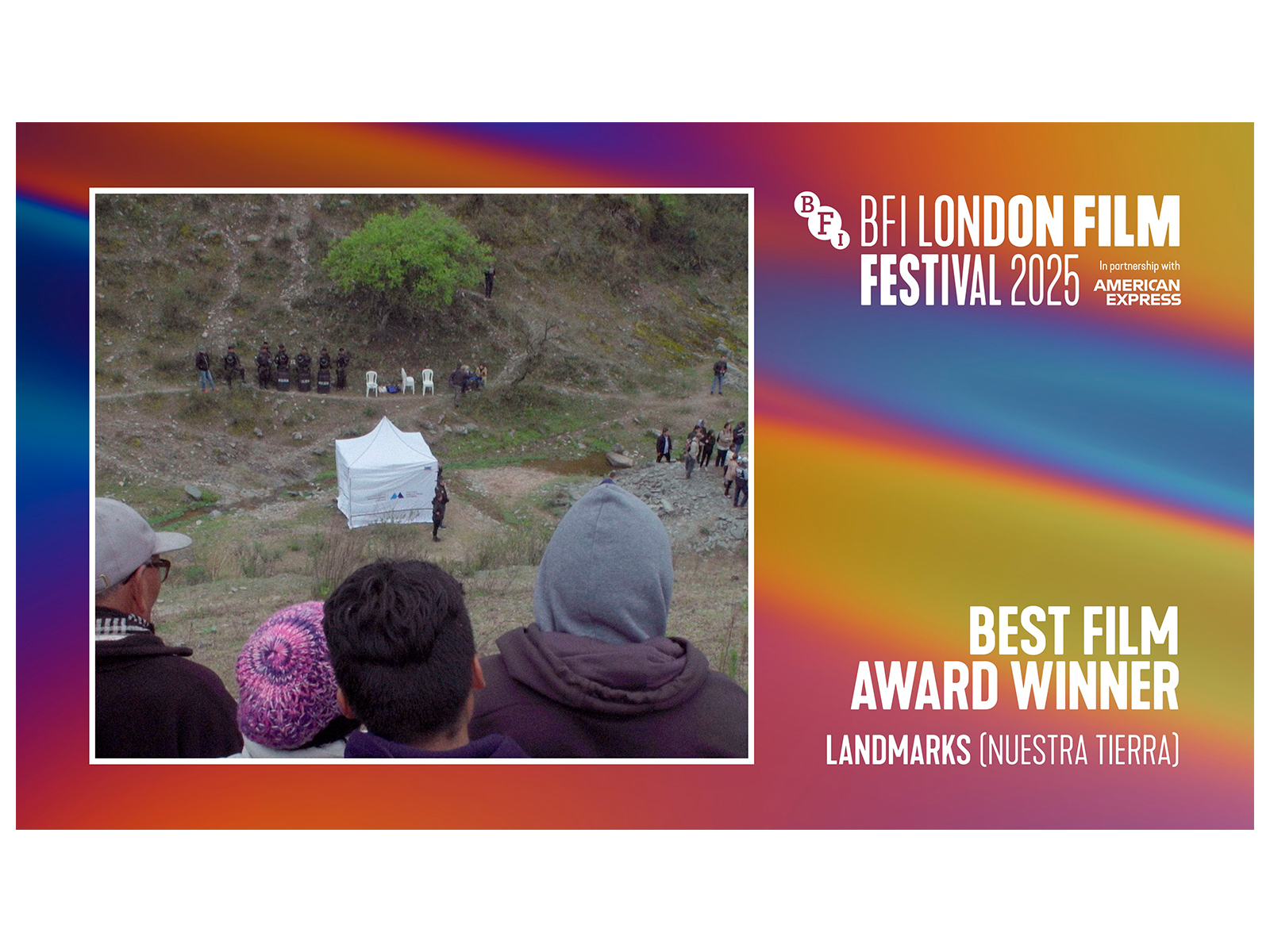 Landmarks wins best film award (Image source: BFI)