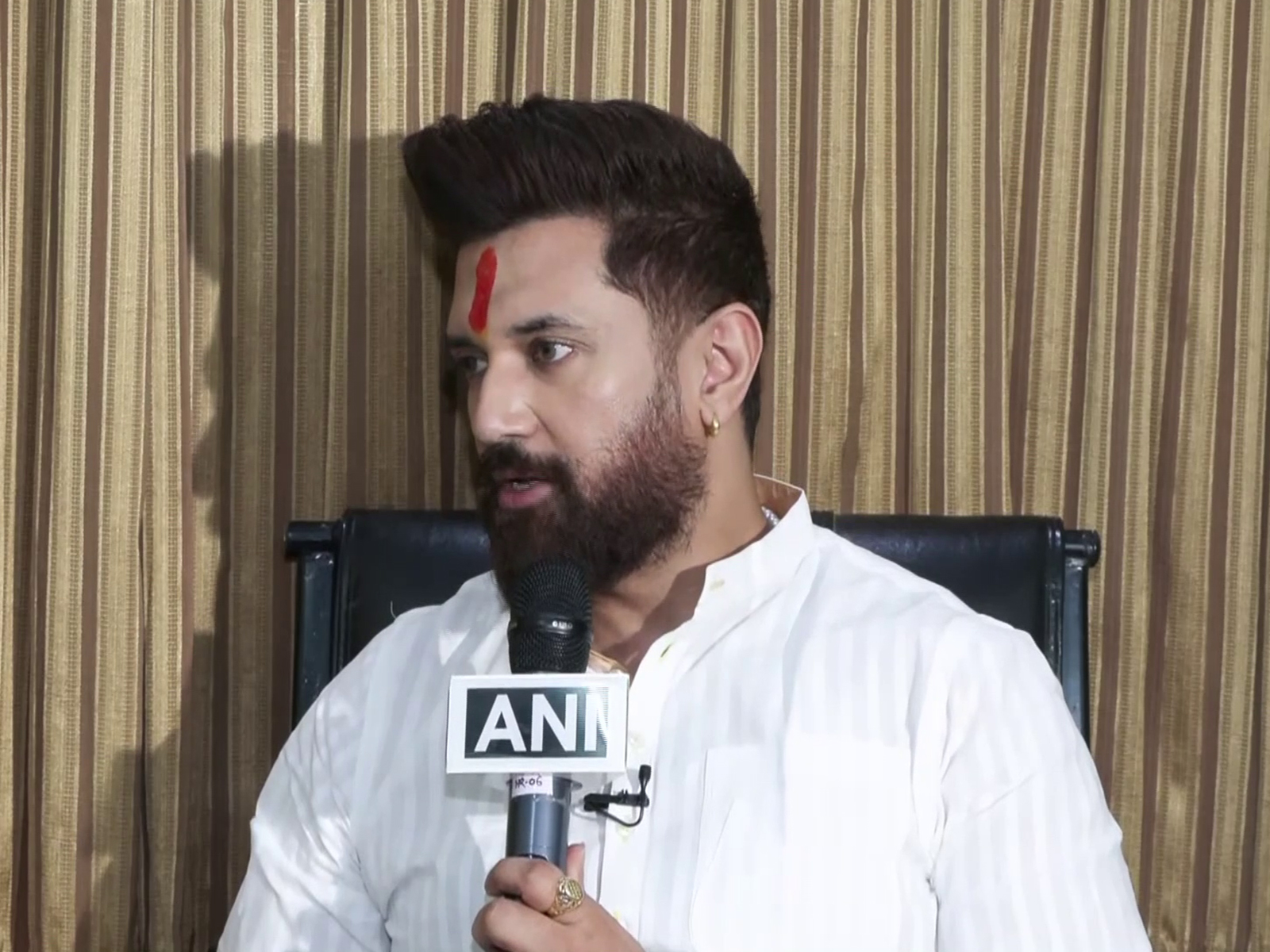 Lok Janshakti Party (Ram Vilas) chief Chirag Paswan (Photo/ANI)