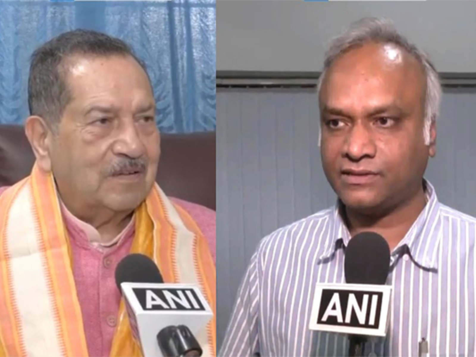 RSS leader Indresh Kumar, Congress leader Priyank Kharge (Photo/ANI)