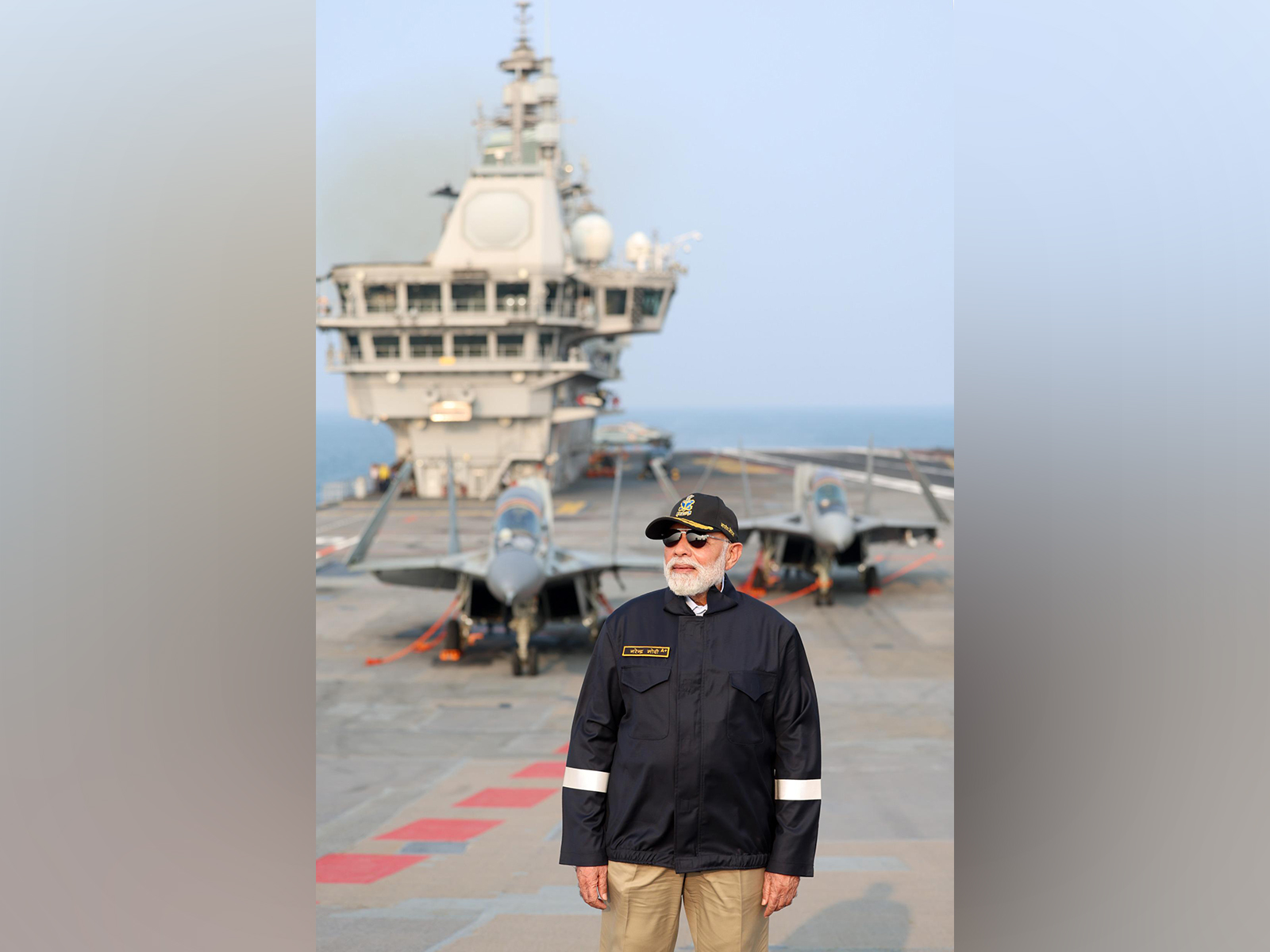 PM Narendra Modi onboard INS Vikrant (Photo/ANI) PM Narendra Modi onboard INS Vikrant (Photo/ANI)