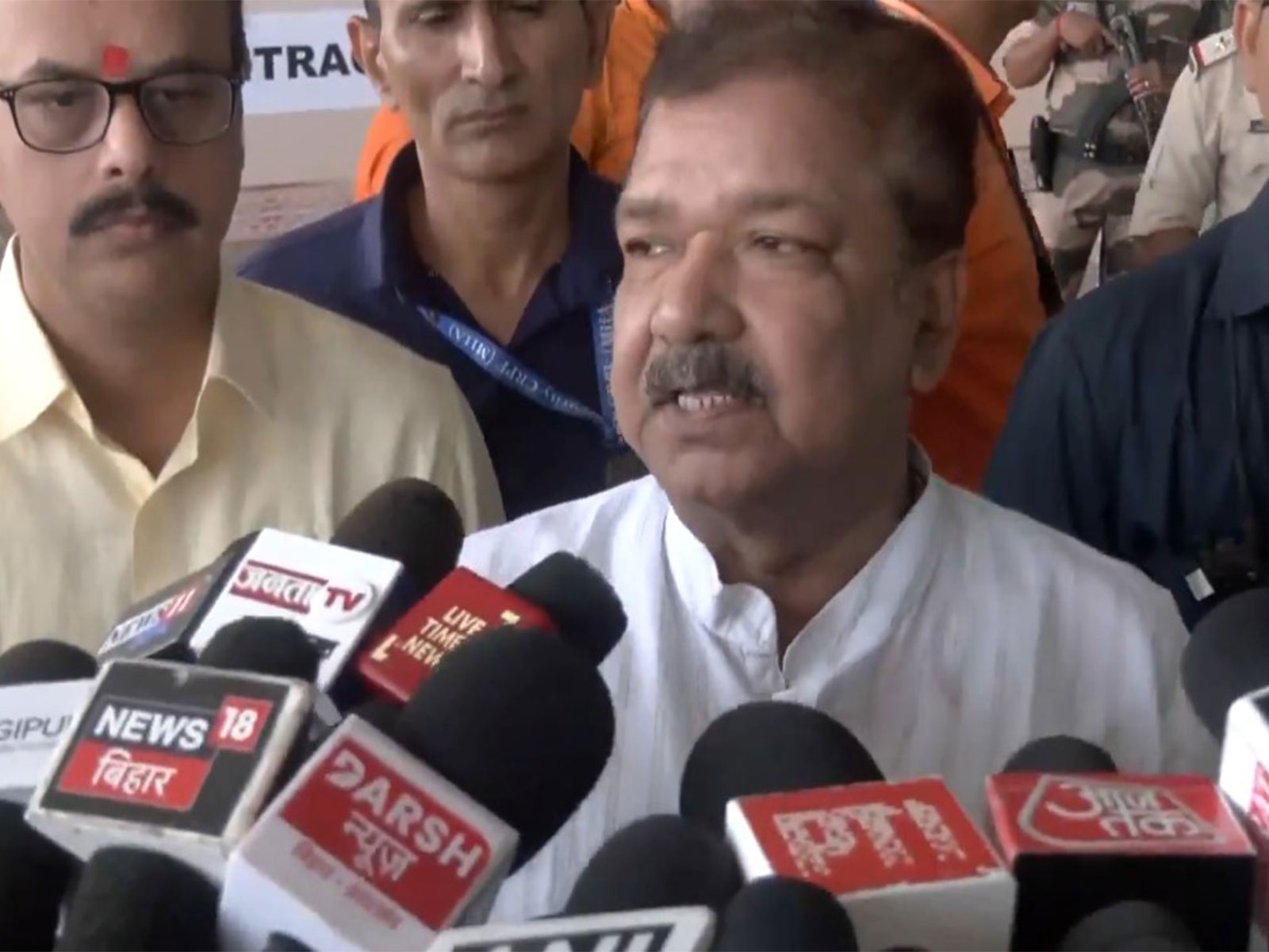 Bihar Bharatiya Janata Party President Dilip Jaiswal (Photo/ANI)