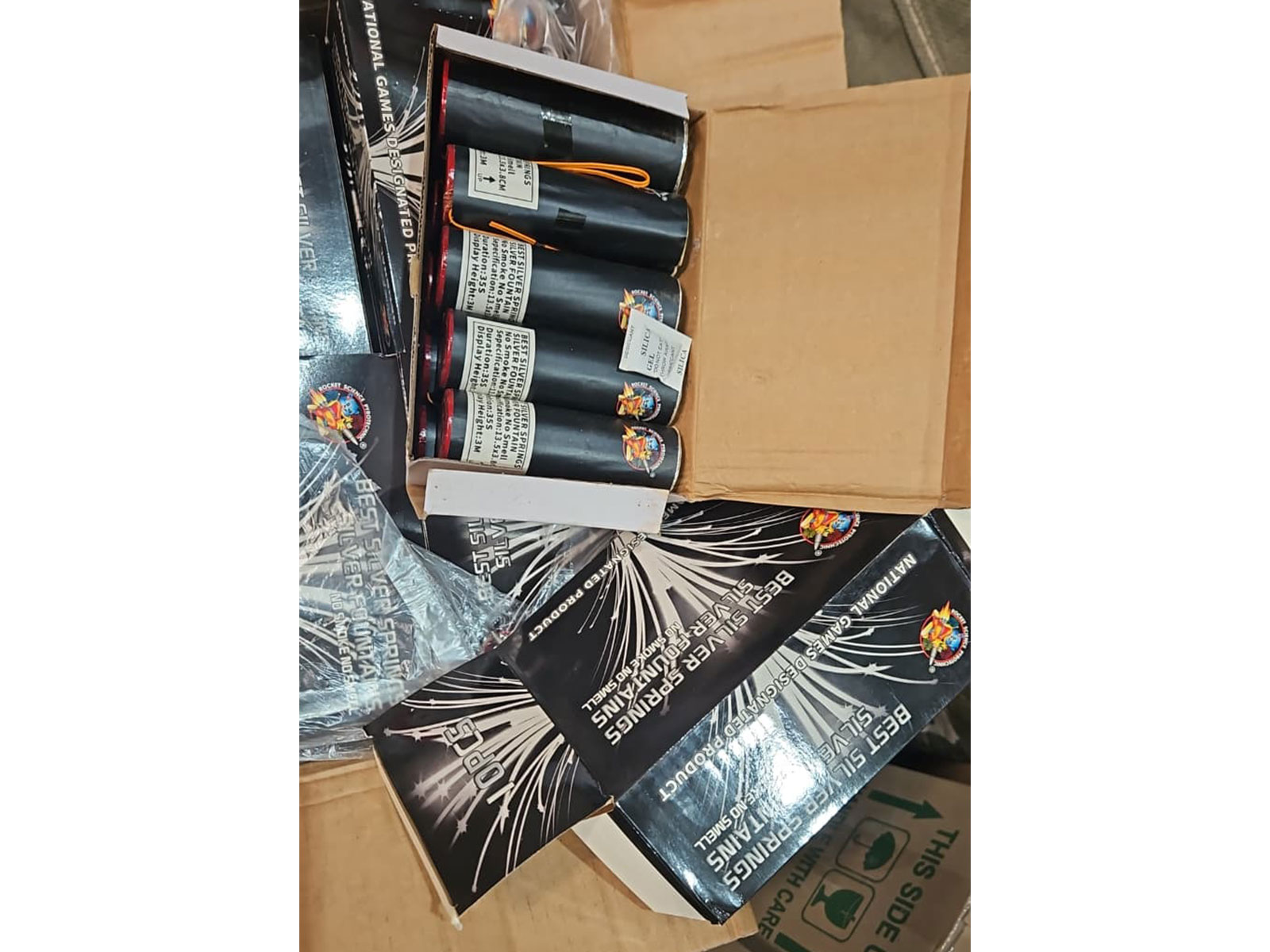 DRI seizes firecrackers worth Rs 4.82 crore at Nhava Sheva port in Navi Mumbai (Photo: DRI)