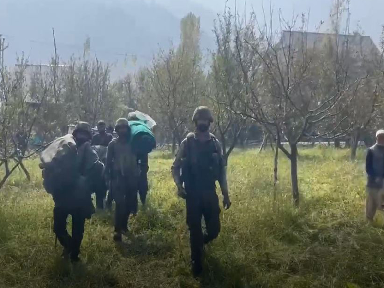 Army personnel provided shelter, food, and essential clothing to the family. (Photo/ANI) Army personnel provided shelter, food, and essential clothing to the family. (Photo/ANI)