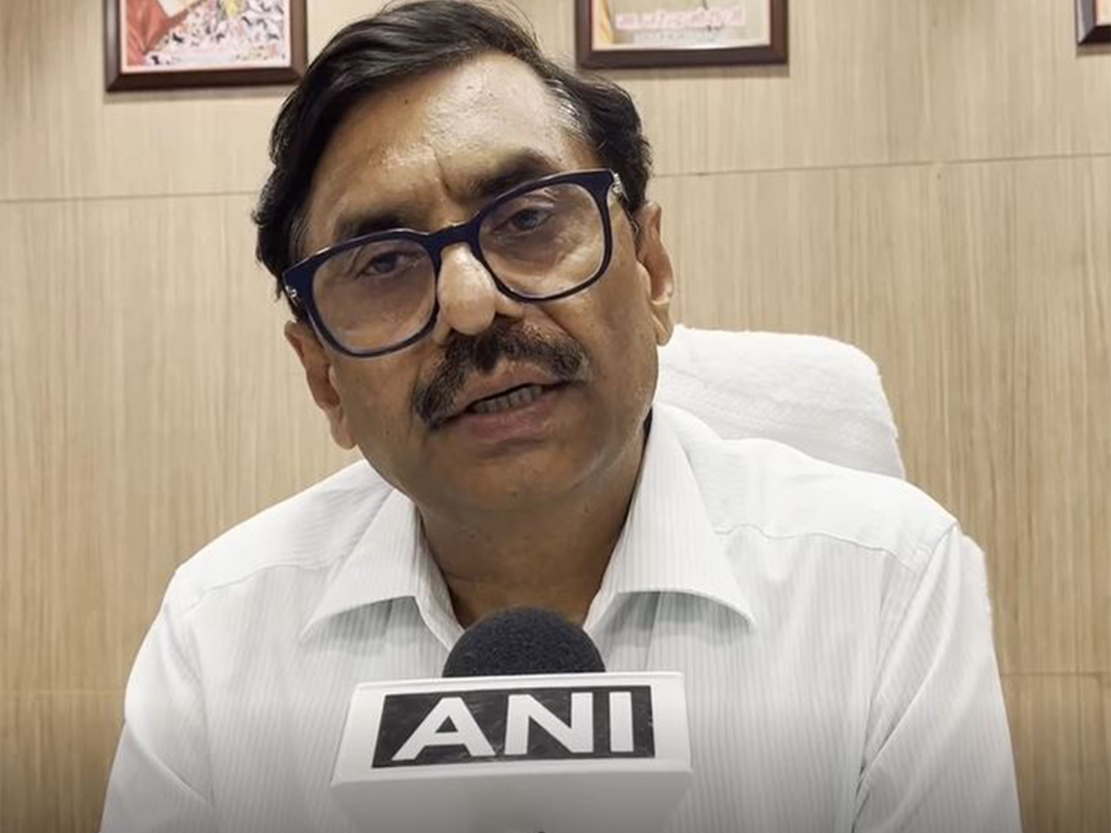 UP Pollution Control Board Chairman Ravindra Pratap Singh. (Photo/ANI)