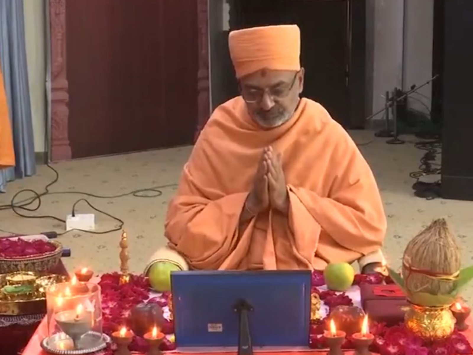 'Bahipujan' was performed at Akshardham temple (Photo: ANI)