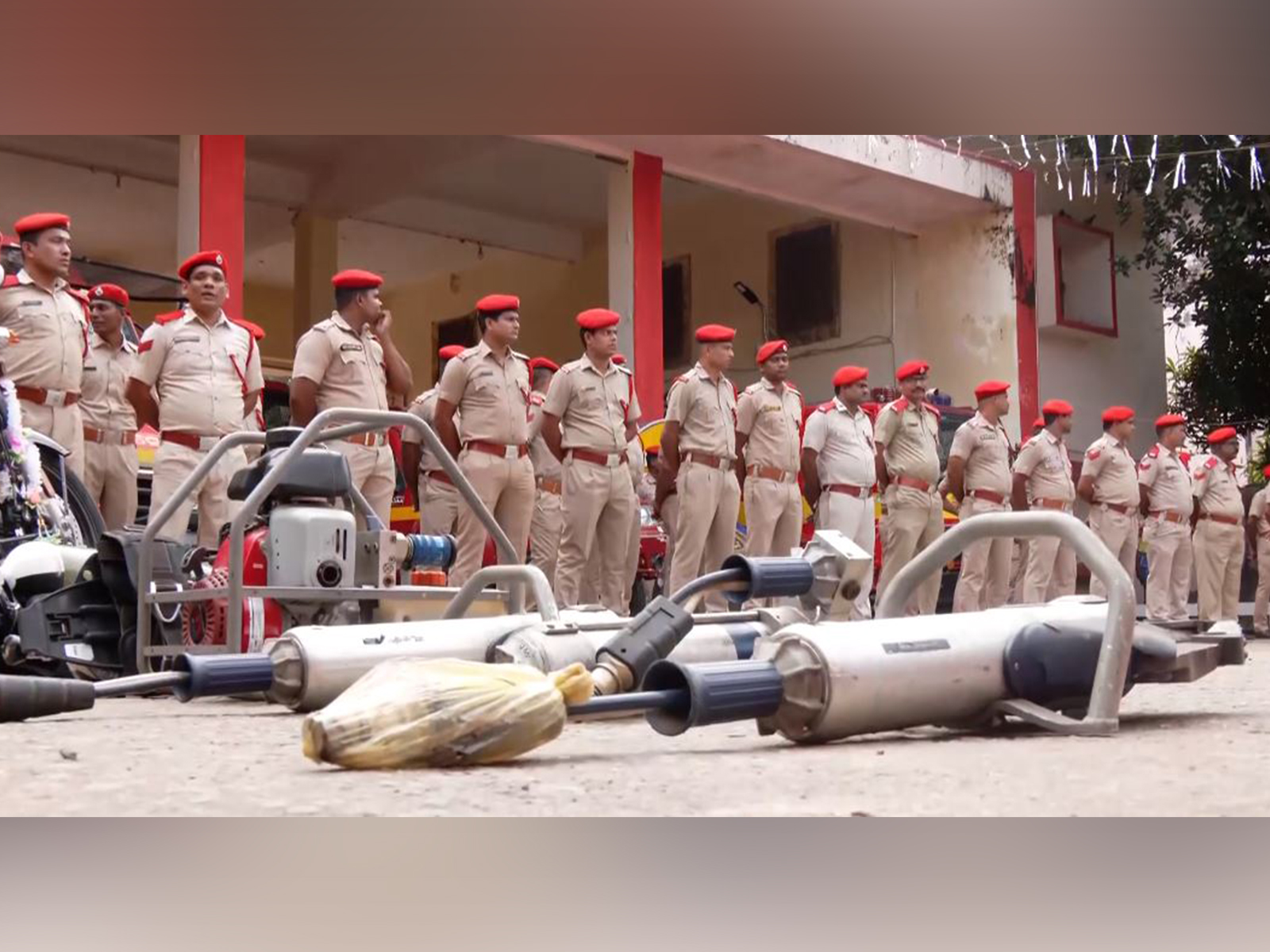 Odisha Police deploy temporary fire stations and patrol teams on Diwali. (Photo/ANI)