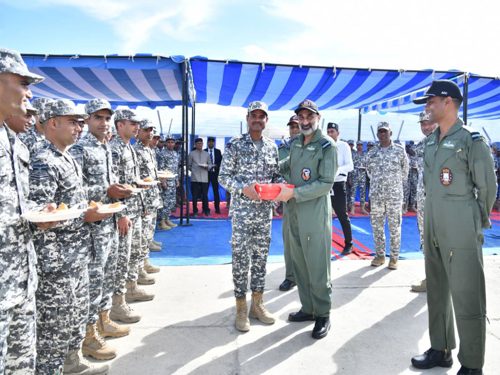 Chief of the Air Staff AP Singh visits Ladakh (Photo/X/@IAF_MCC)