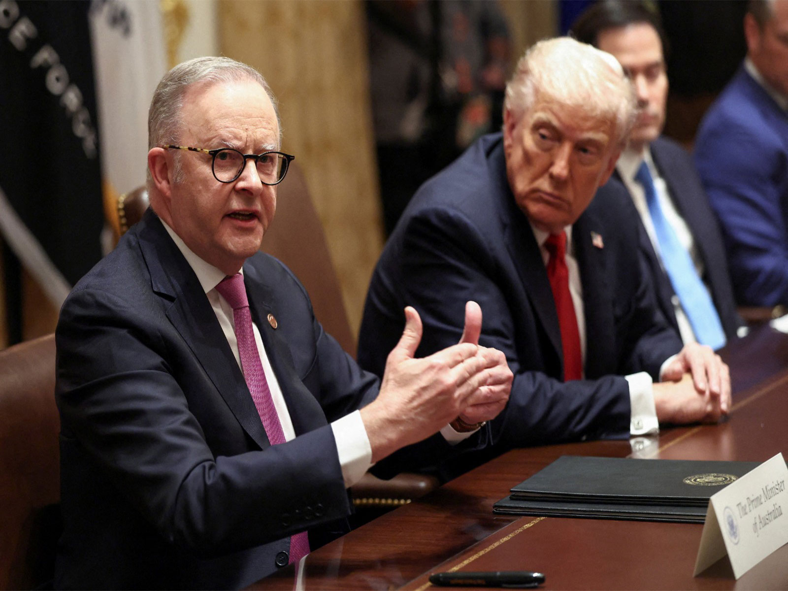 US President Donald Trump and Australian Prime Minister Anthony Albanese (Photo/Reuters)