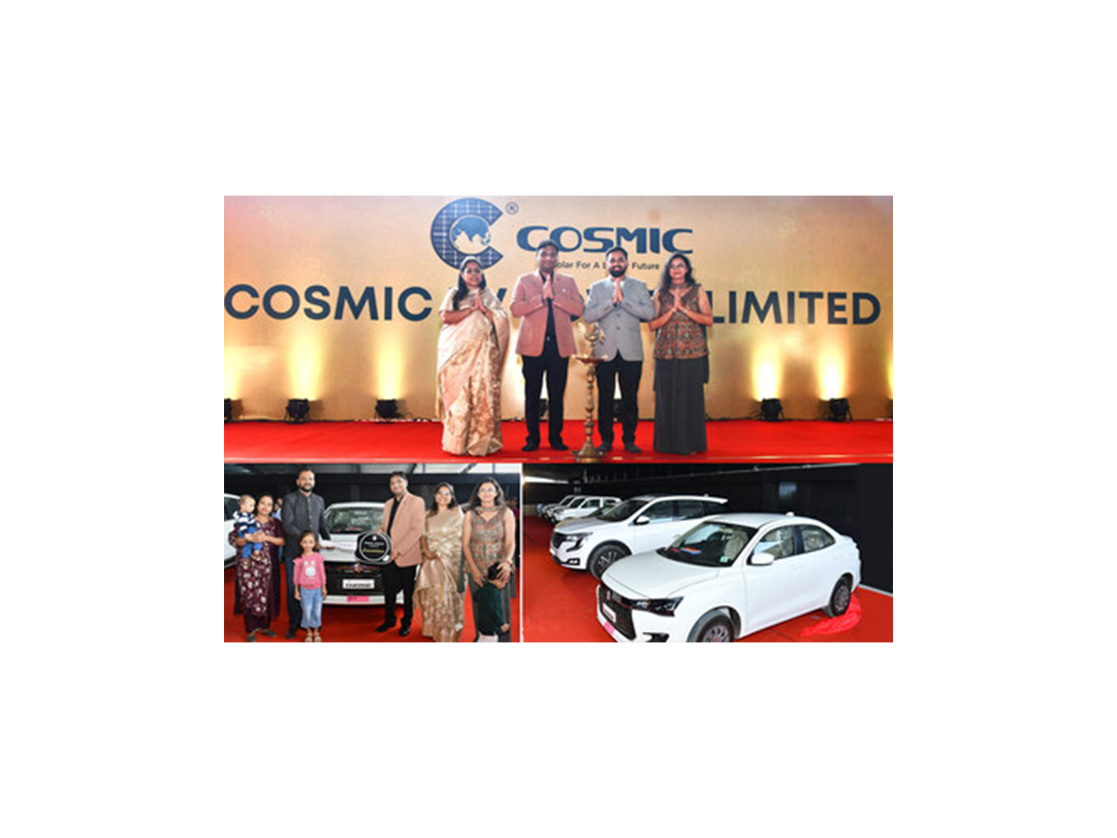 Cosmic Solar Becomes the First Solar Company to Gift Cars and 2- Wheelers to Its Employees This Diwali