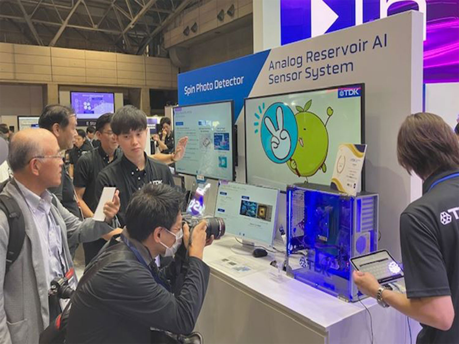 Analog reservoir AI sensor system (Photo/ TDK)