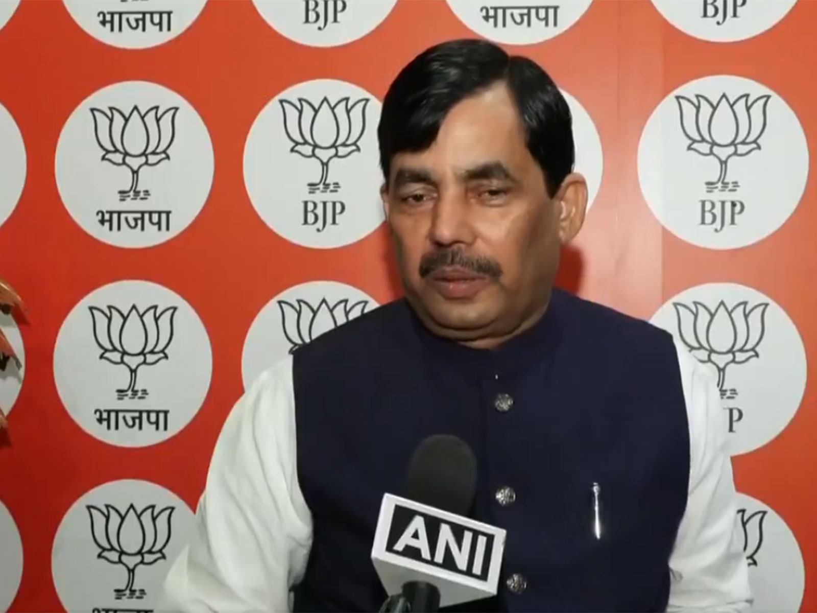 BJP national spokesperson Syed Shahnawaz Hussain (Photo/ANI)